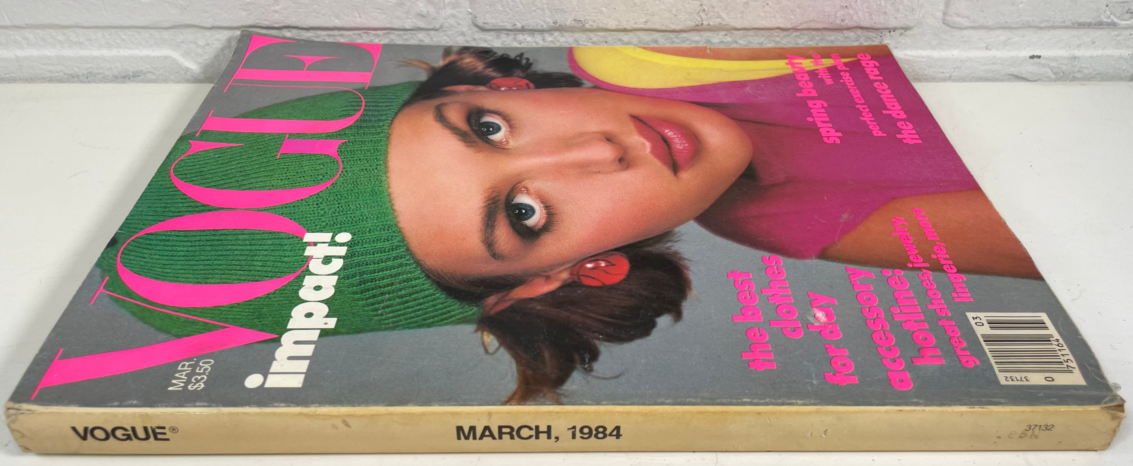 Vogue Magazine – March 1984 – Beth Rupert Cover – Iconic Vintage Fashion Issue