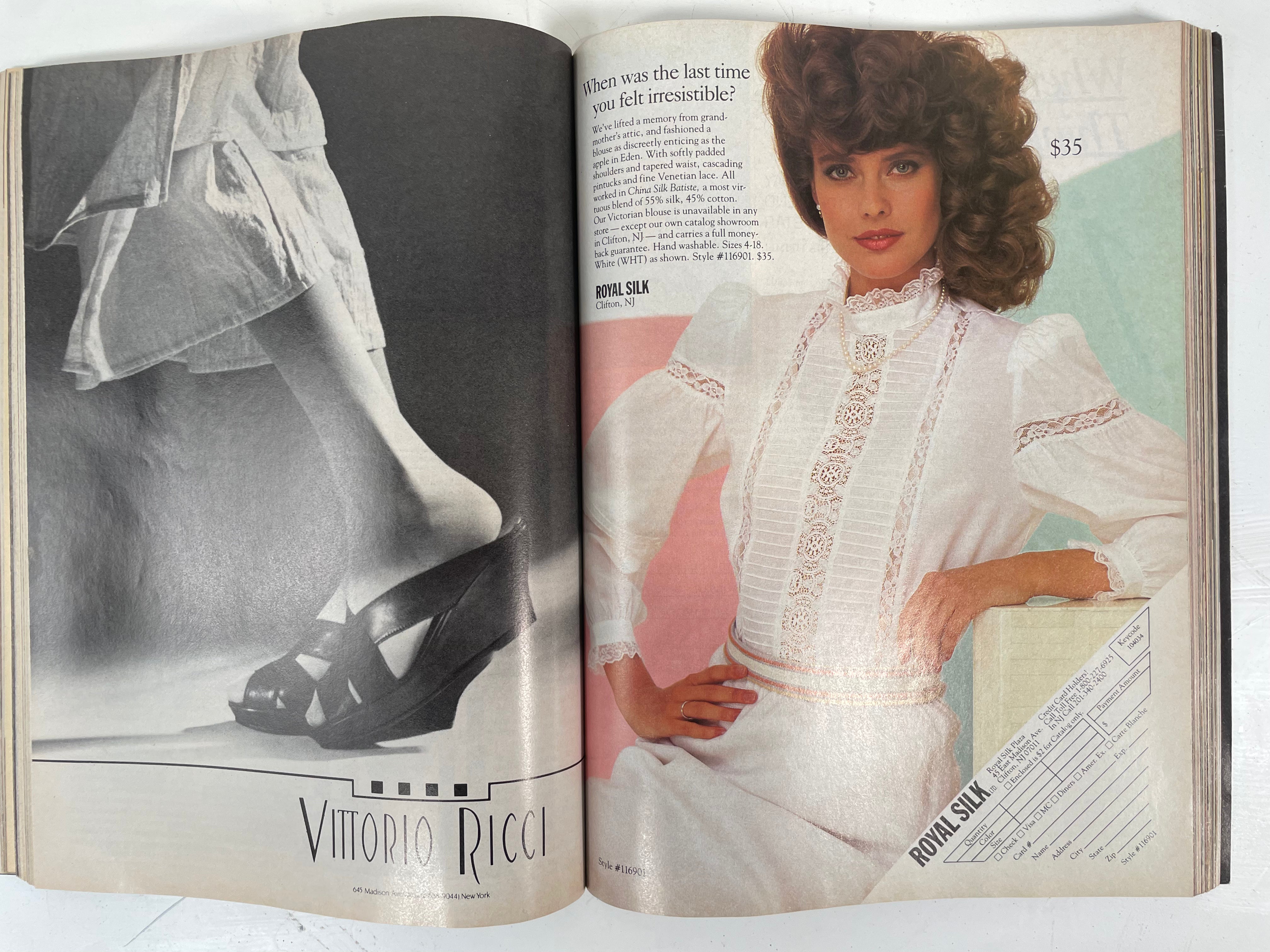 Vogue Magazine – March 1984 – Beth Rupert Cover – Iconic Vintage Fashion Issue