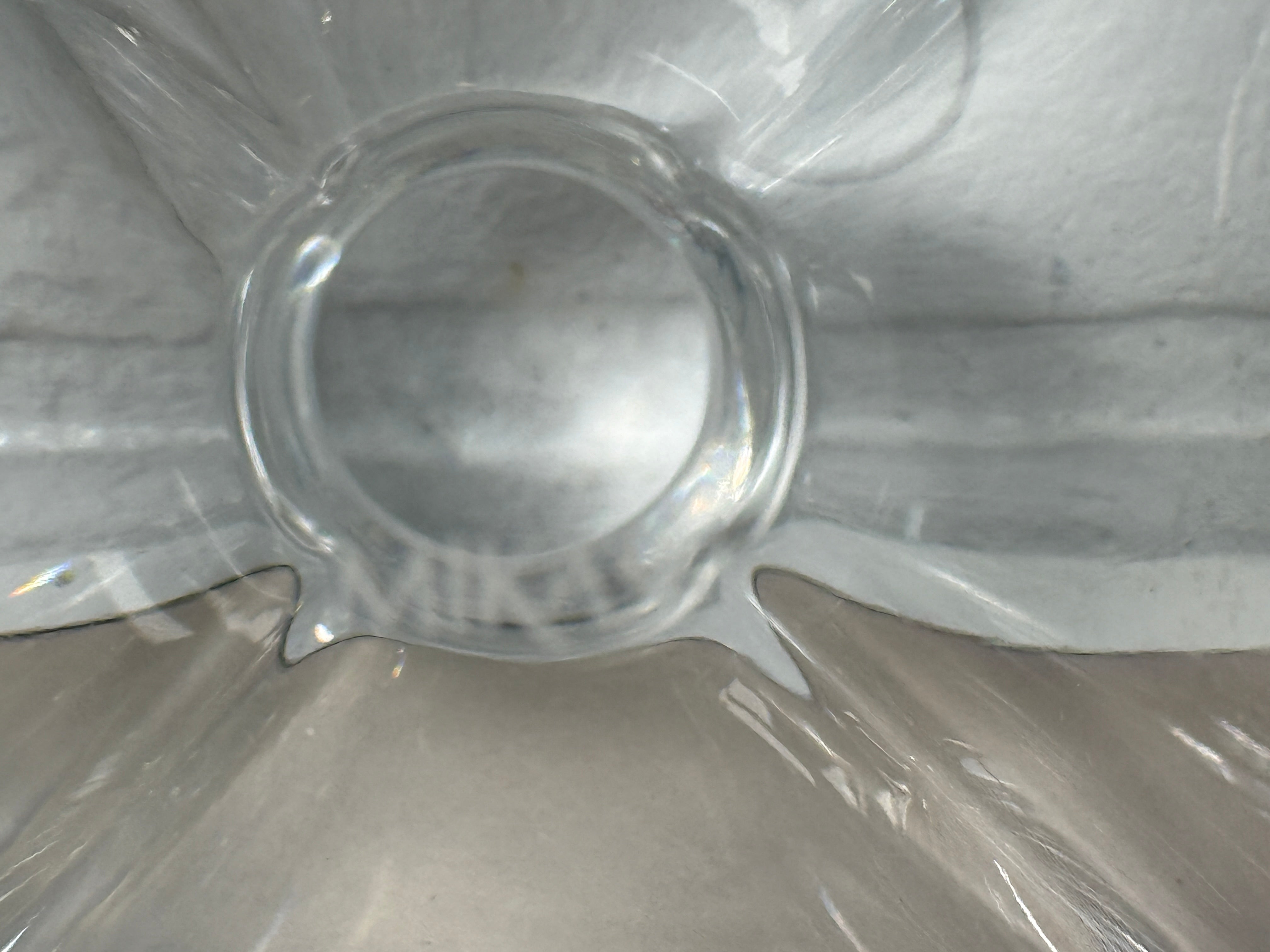 Mikasa Crystal Decanter – Square Pyramid Design with Stopper – Heavy Lead Crystal