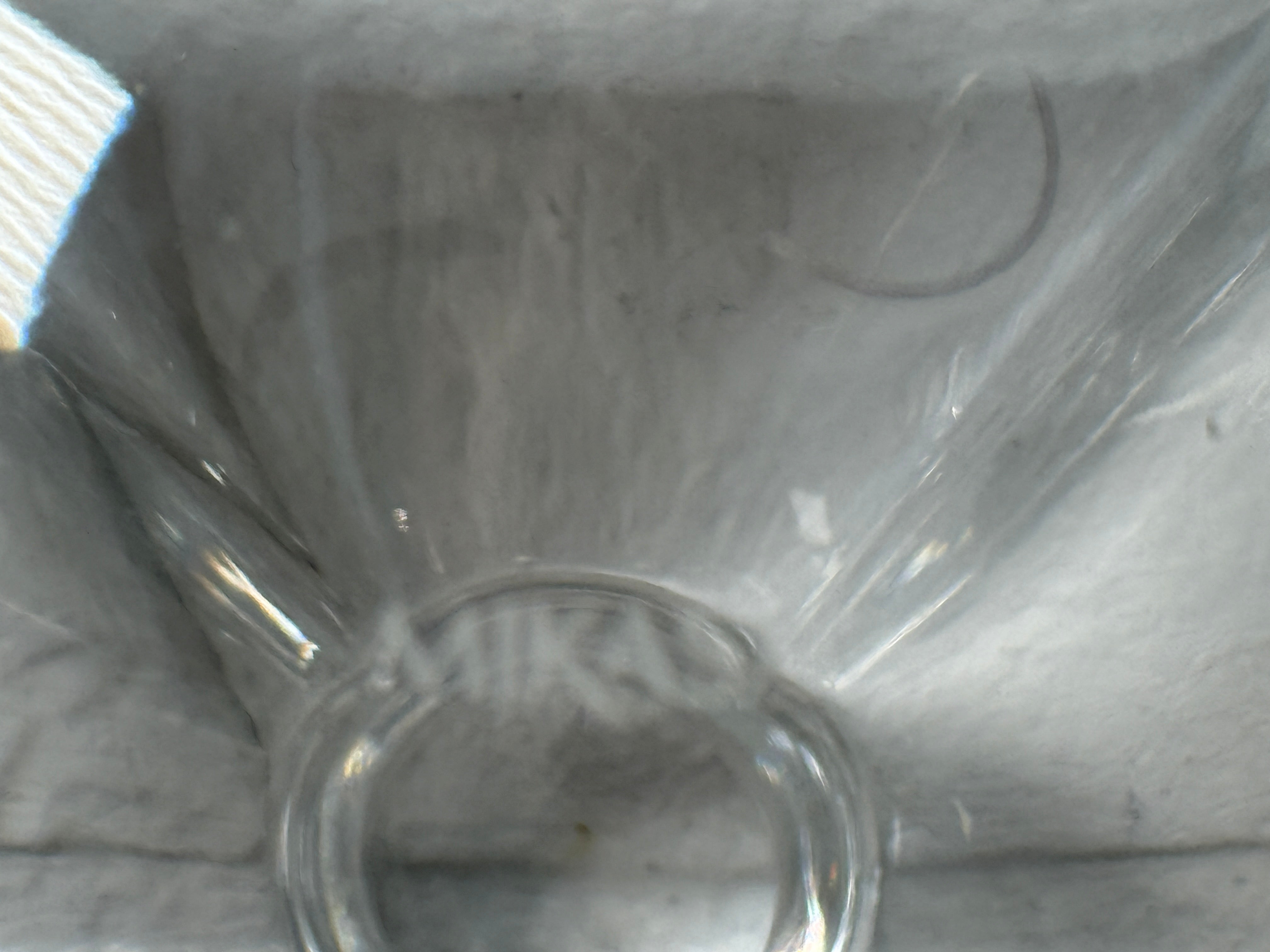 Mikasa Crystal Decanter – Square Pyramid Design with Stopper – Heavy Lead Crystal