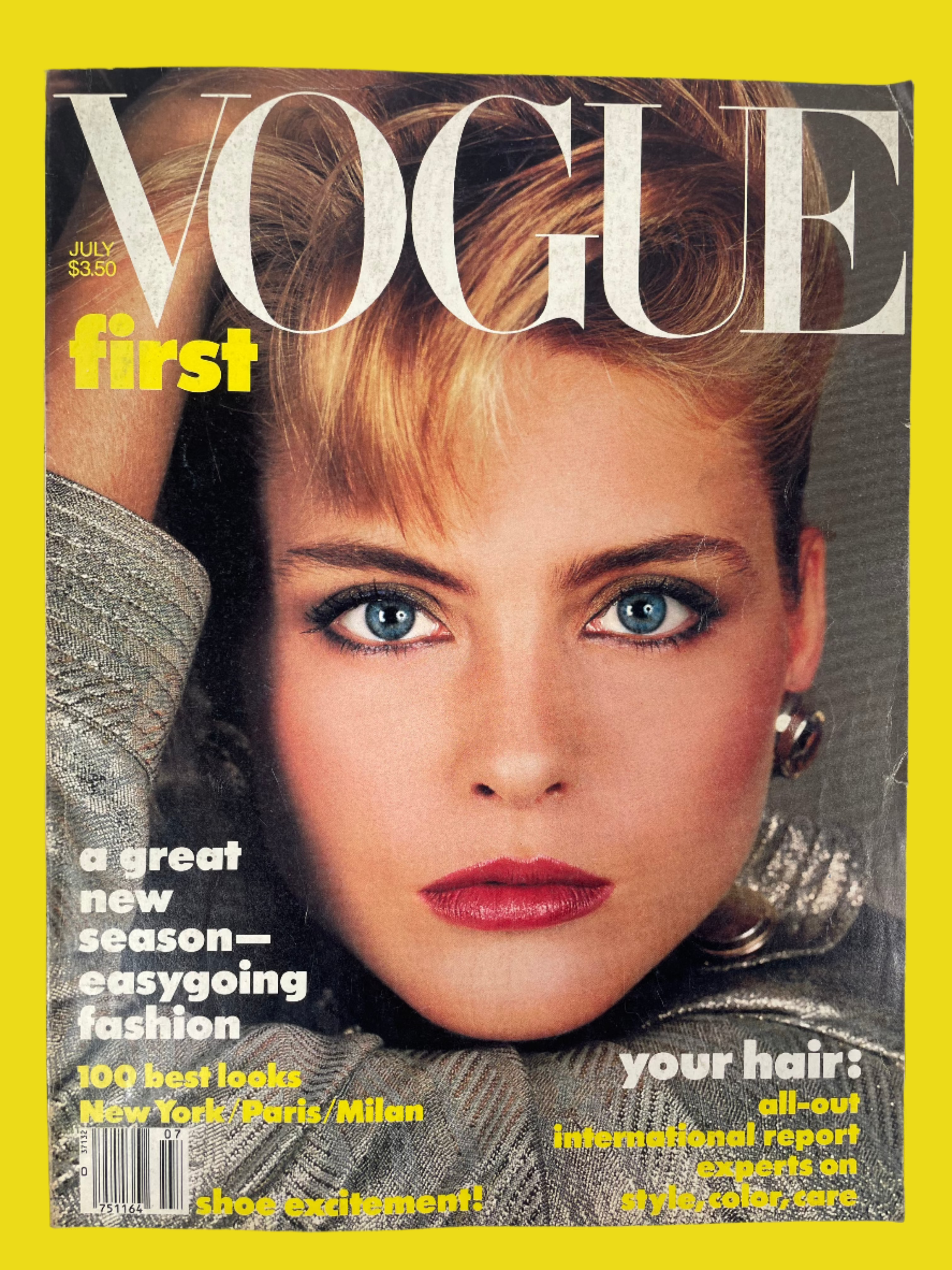 VOGUE July 1984 Kim Alexis Annie Lennox Art Malek Rupert Everett