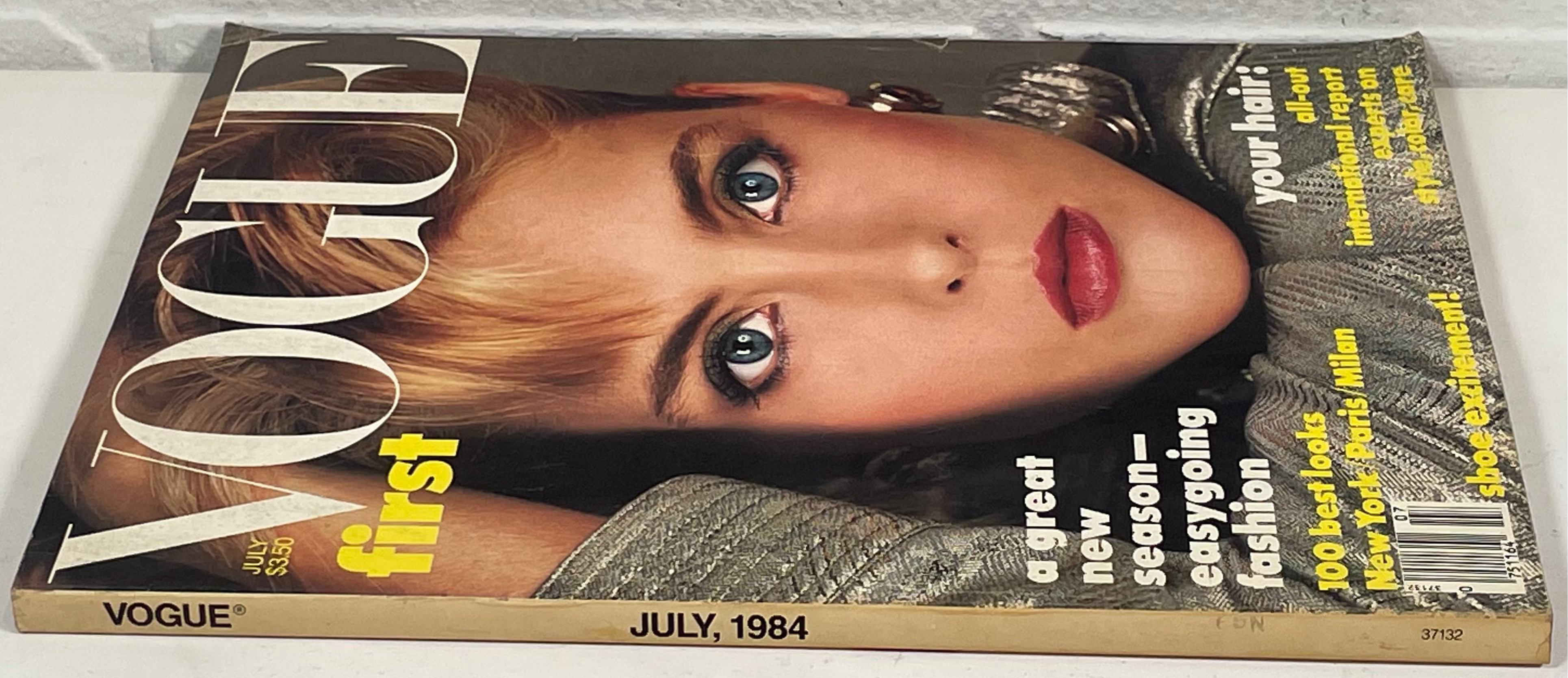 VOGUE July 1984 Kim Alexis Annie Lennox Art Malek Rupert Everett