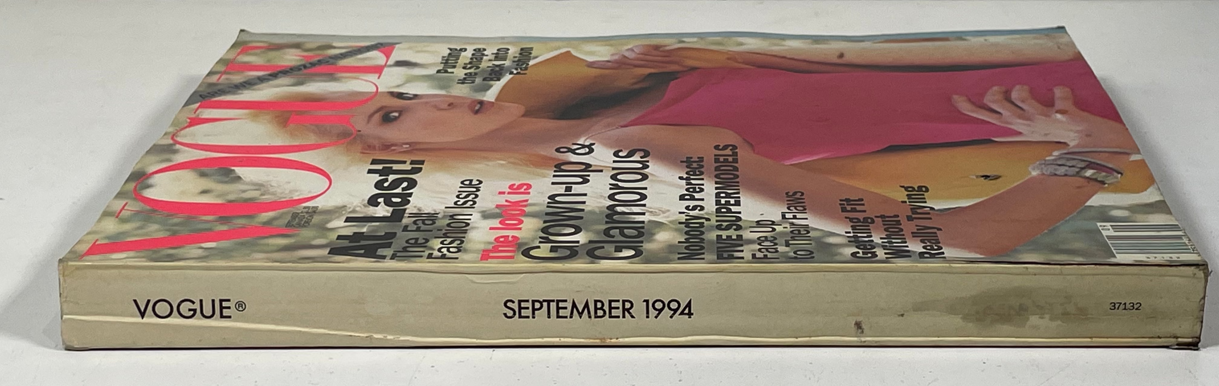 Vogue Magazine September 1994 Nadja Auermann Cindy Crawford Stephanie Seymour