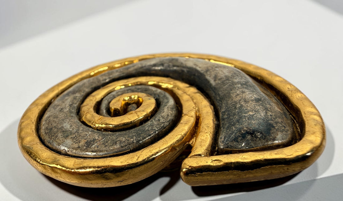 Authentic vintage Édouard Rambaud Paris statement earrings. Collectible French designer costume jewelry from the 1980s–1990s with iconic couture styling.
