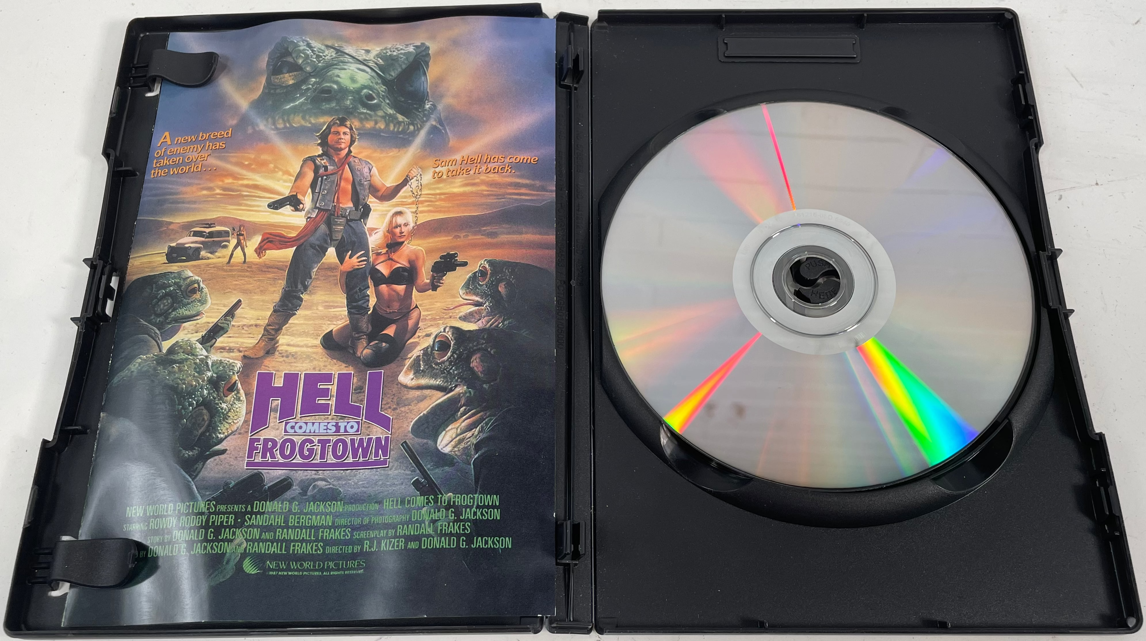 Hell Comes to Frogtown (DVD, 1987) Roddy Piper WWF WWE Cult Classic OOP