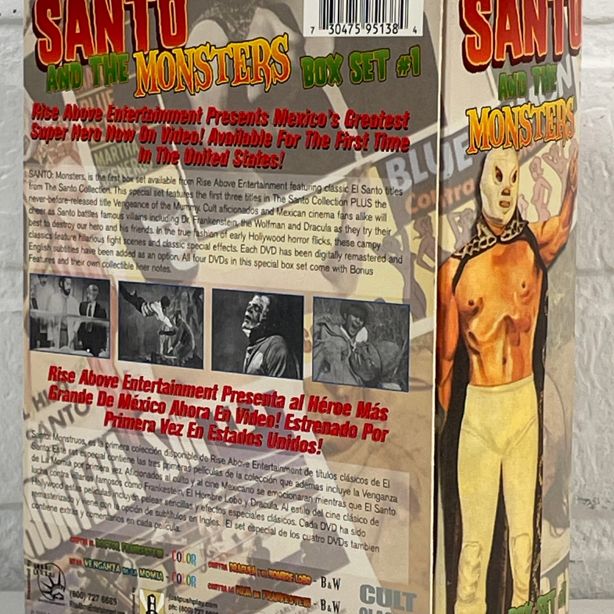 Santo and the Monsters Box Set – Volume 1 (4-Disc DVD Set) | Rare Clas ...