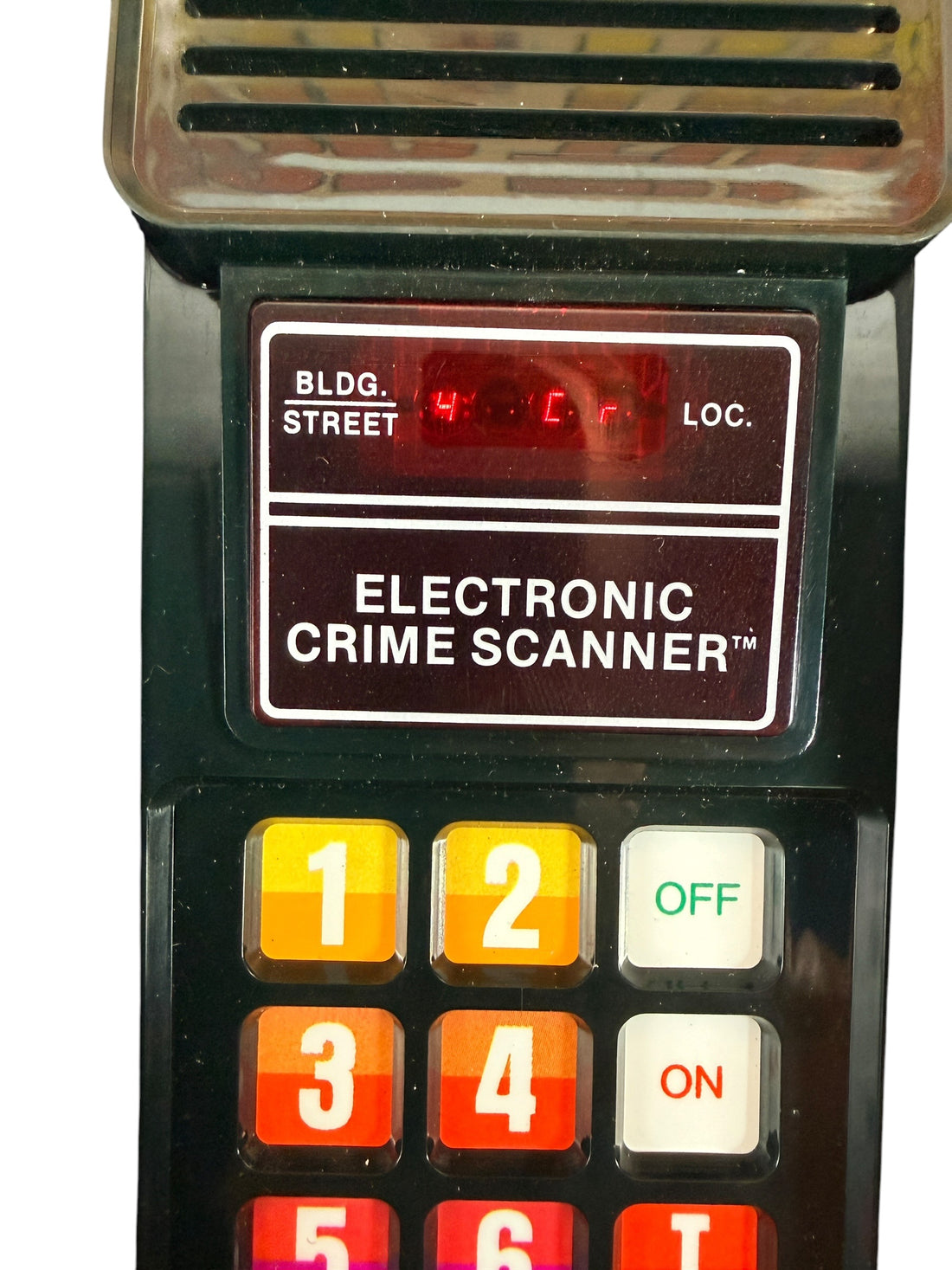 Vintage 1979 Stop Thief electronic board game by Parker Brothers, classic cops and robbers deduction game with retro crime scanner.