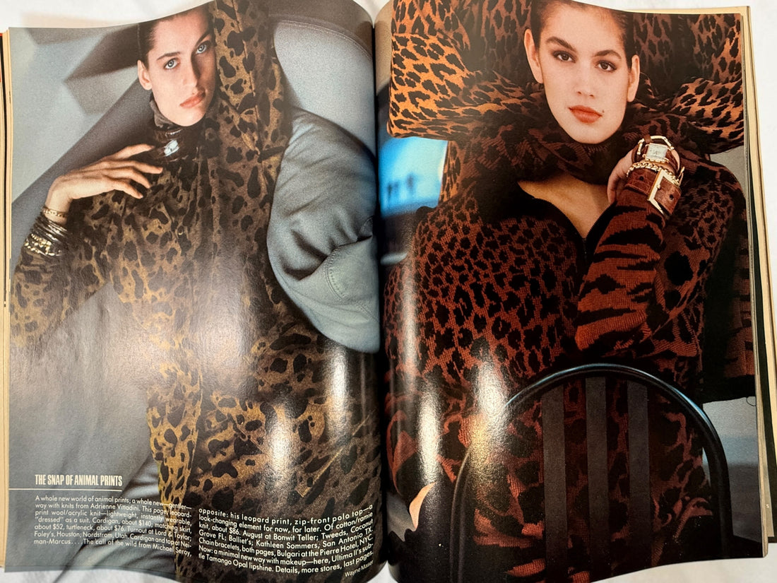 Vintage Vogue Magazine July 1986 fashion issue featuring Fall Signals, beauty trends, lifestyle articles and classic 1980s Vogue editorial content.