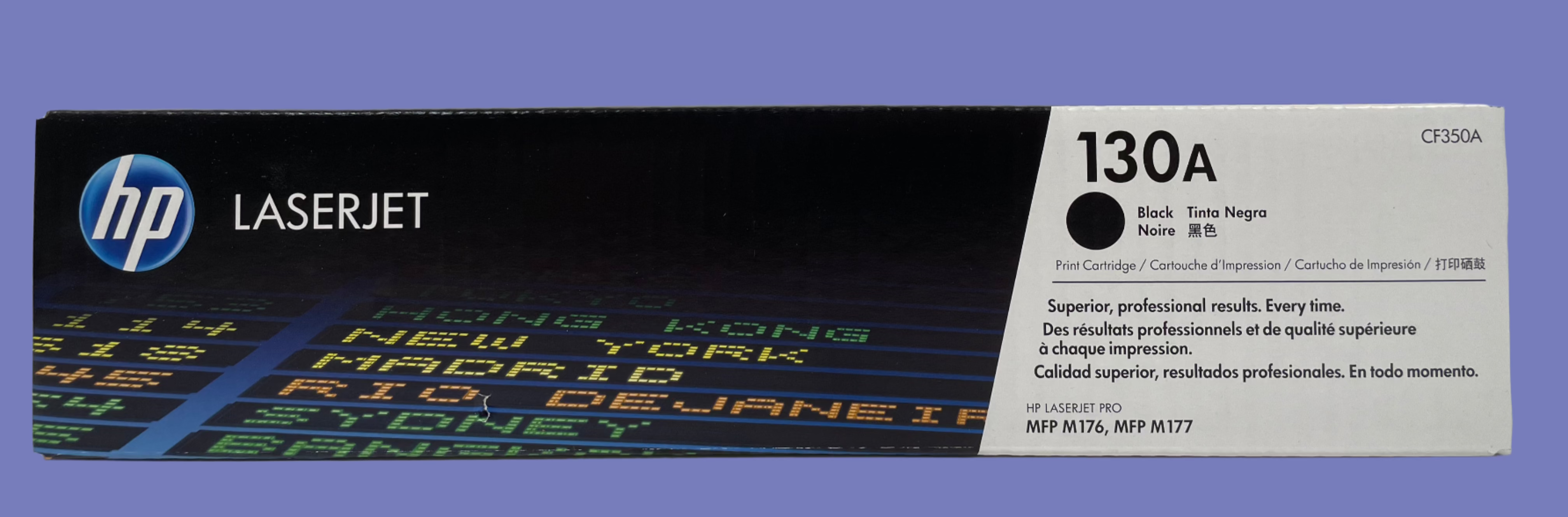 HP 130A Black LaserJet Toner Cartridge (CF350A), HP LaserJet Pro MFP M176, MFP M177