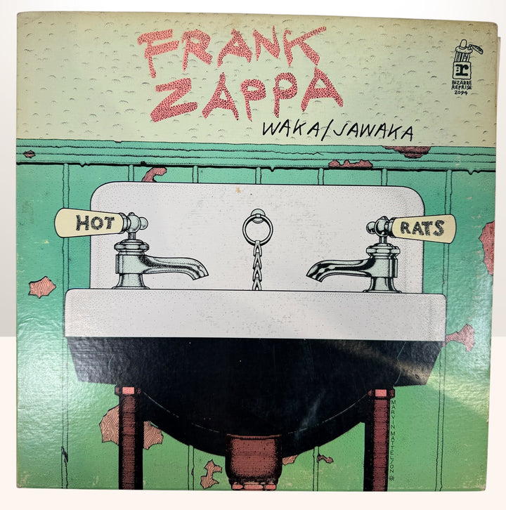 Original 1972 Canadian pressing of Frank Zappa Waka/Jawaka LP on Reprise Records. Classic jazz fusion and progressive rock vinyl collectible.