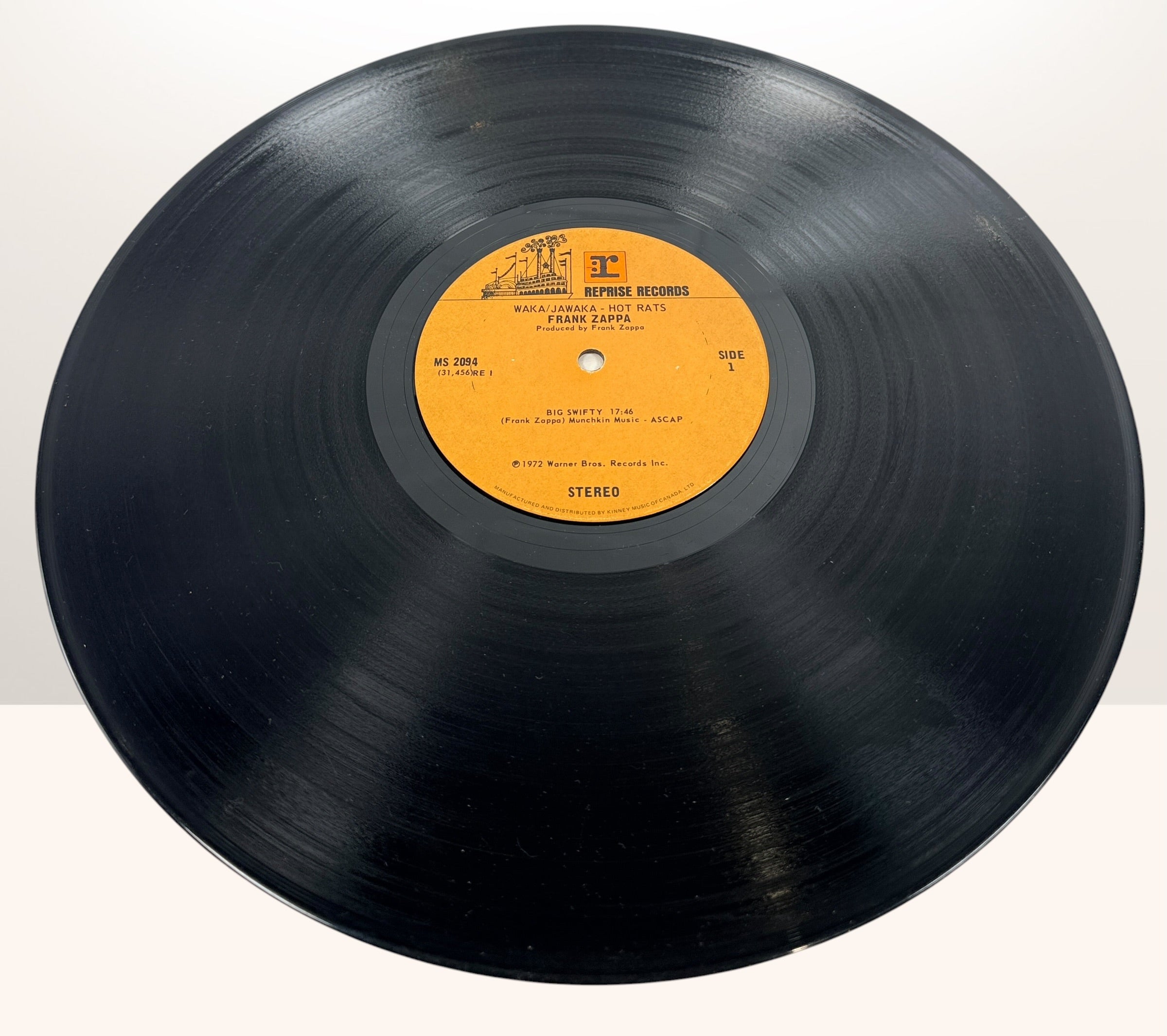 新品未開封SCRAPS LOCO Vinyl Recordレコード Frank Zappa, Waka/Jawaka Hot Rats, Canadian LP, Reprise MS 2094