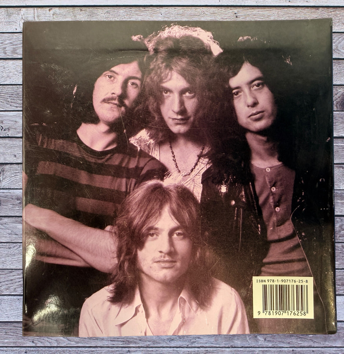 Led Zeppelin Illustrated Biography photo book featuring 200 rare and classic images. Great collectible for rock music fans and memorabilia collectors.