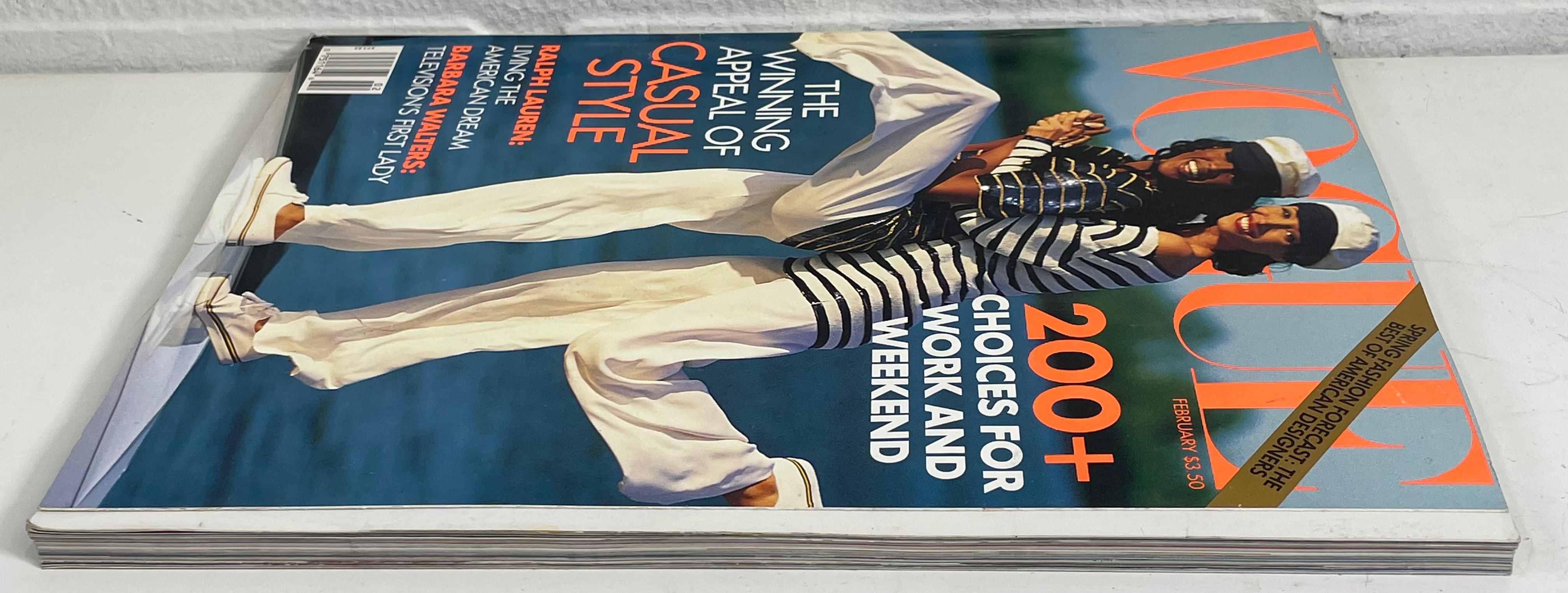 Vogue Magazine February 1992 Christy Turlington & Naomi Campbell,  VG