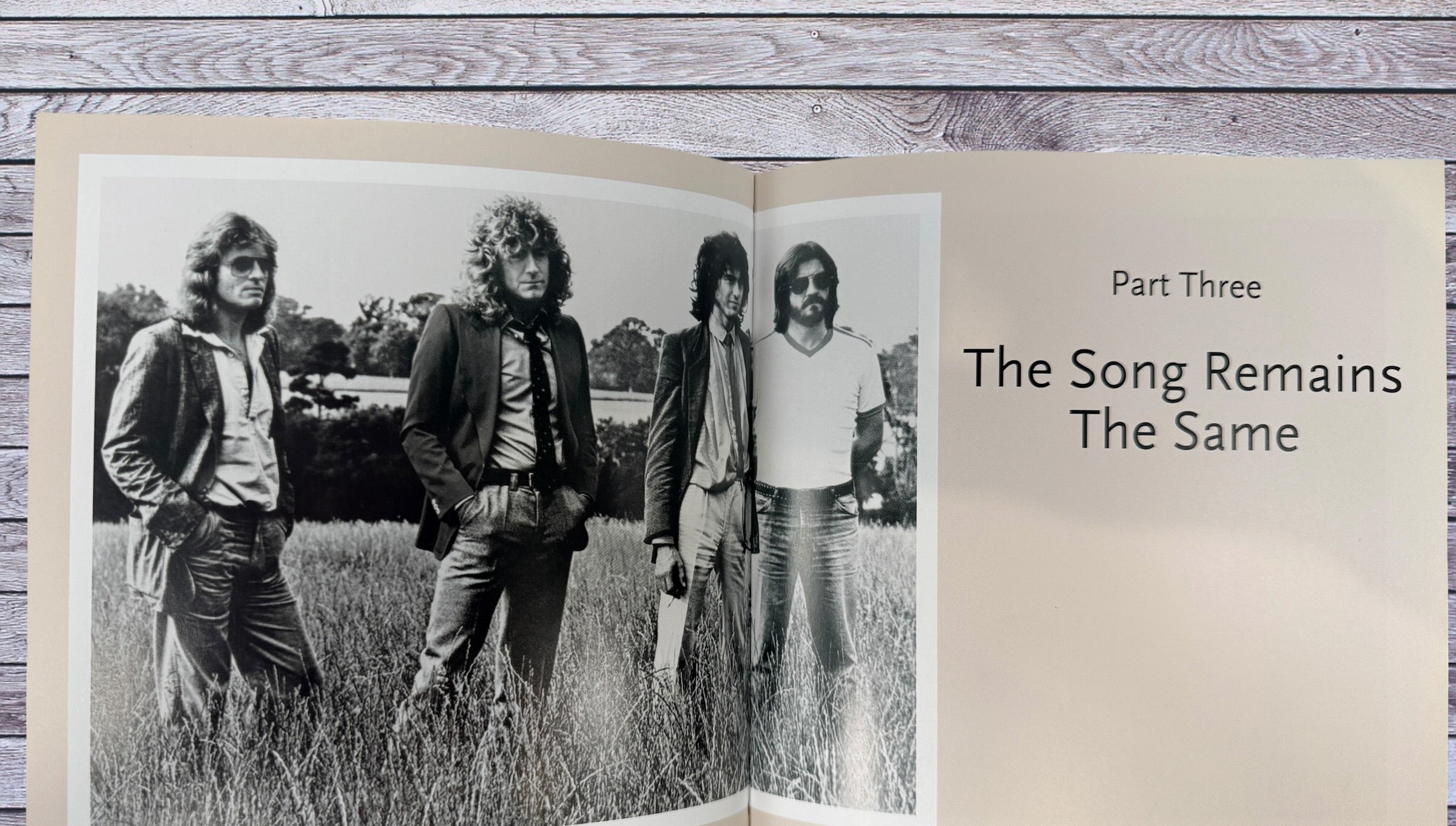 Led Zeppelin Illustrated Biography  photo book featuring 200 rare and classic images. Great collectible for rock music fans and memorabilia 