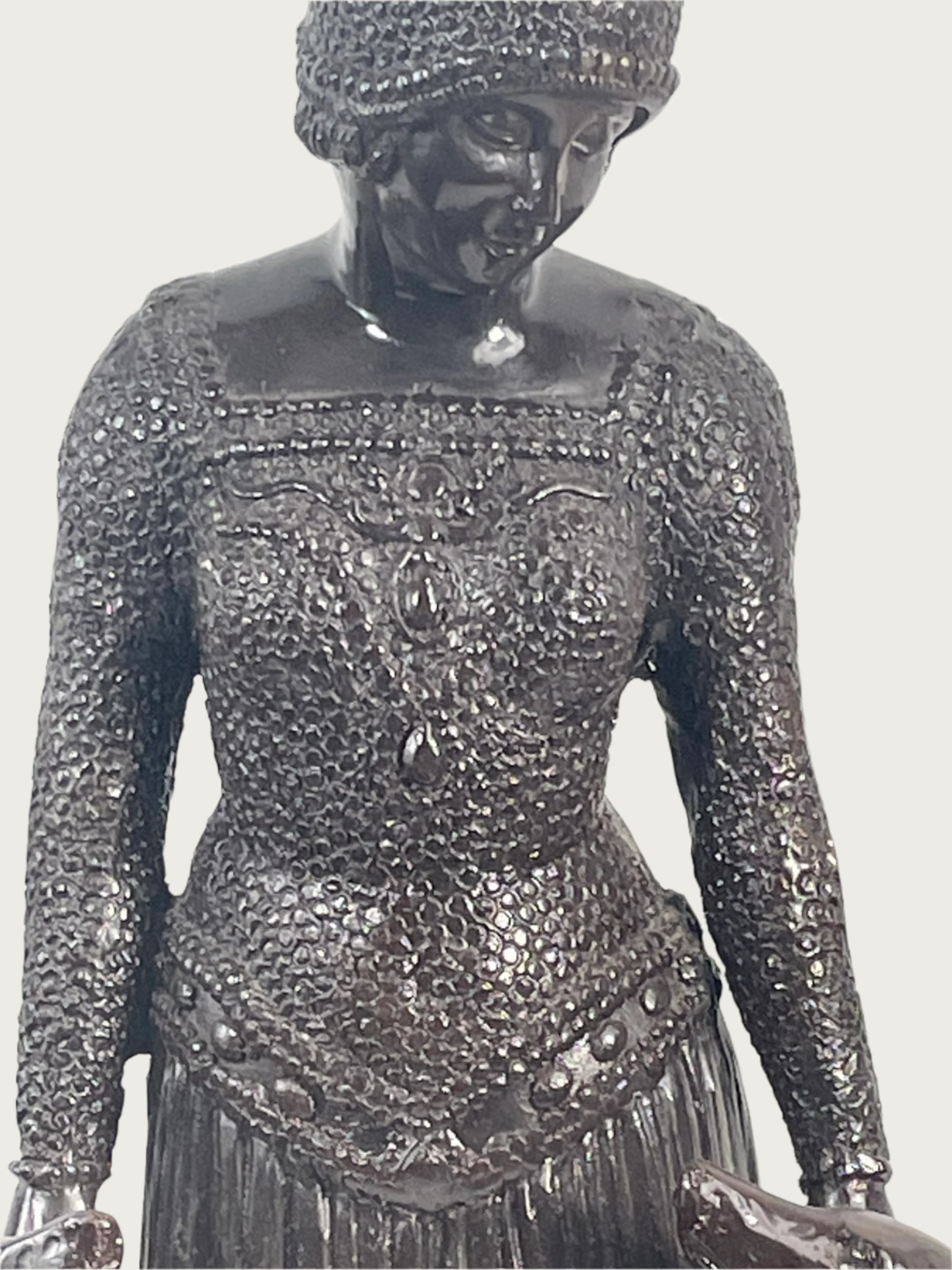 Les Amis Toujours – Sculpture Art Déco Vintage des années 1920 – Dans le Style de Demétre Chiparus