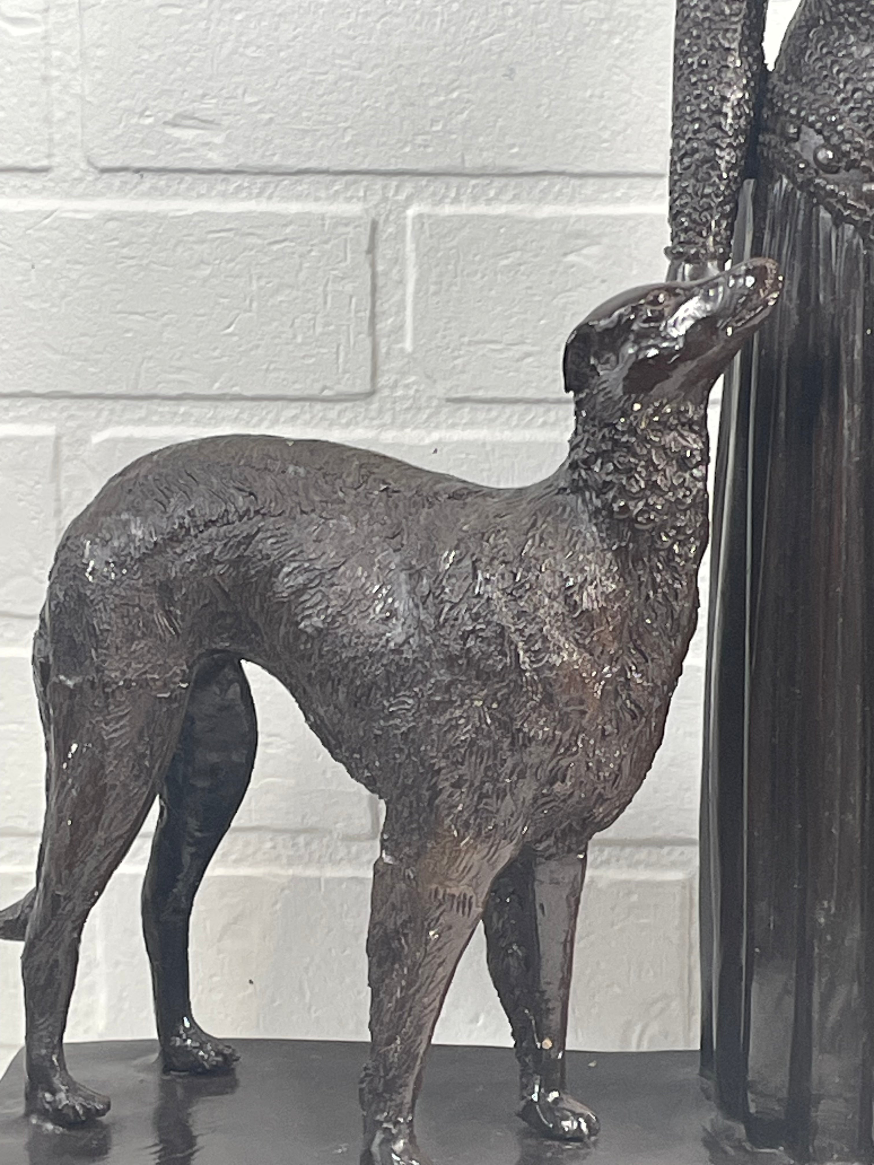 Les Amis Toujours – Sculpture Art Déco Vintage des années 1920 – Dans le Style de Demétre Chiparus