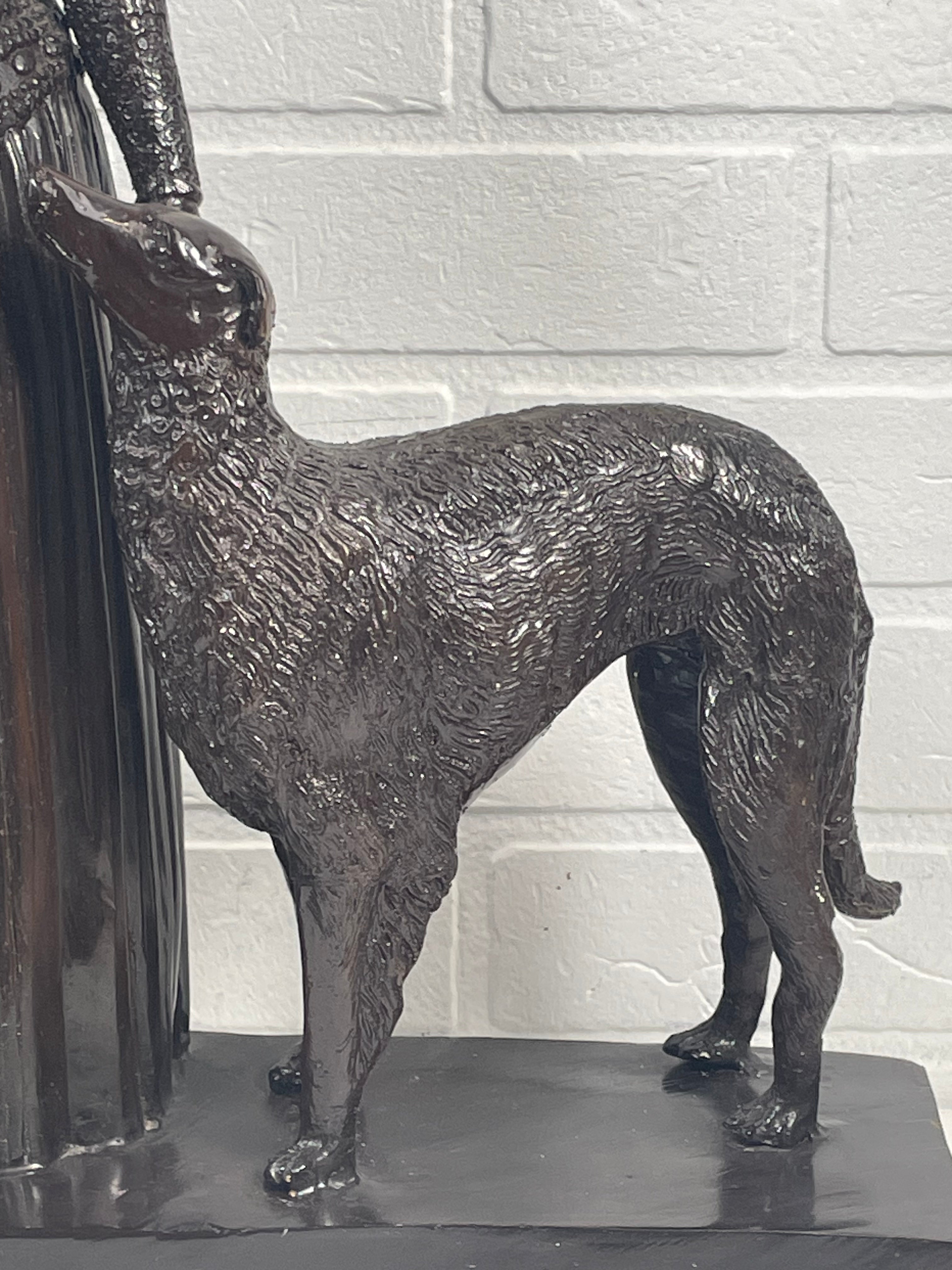 Les Amis Toujours – Sculpture Art Déco Vintage des années 1920 – Dans le Style de Demétre Chiparus