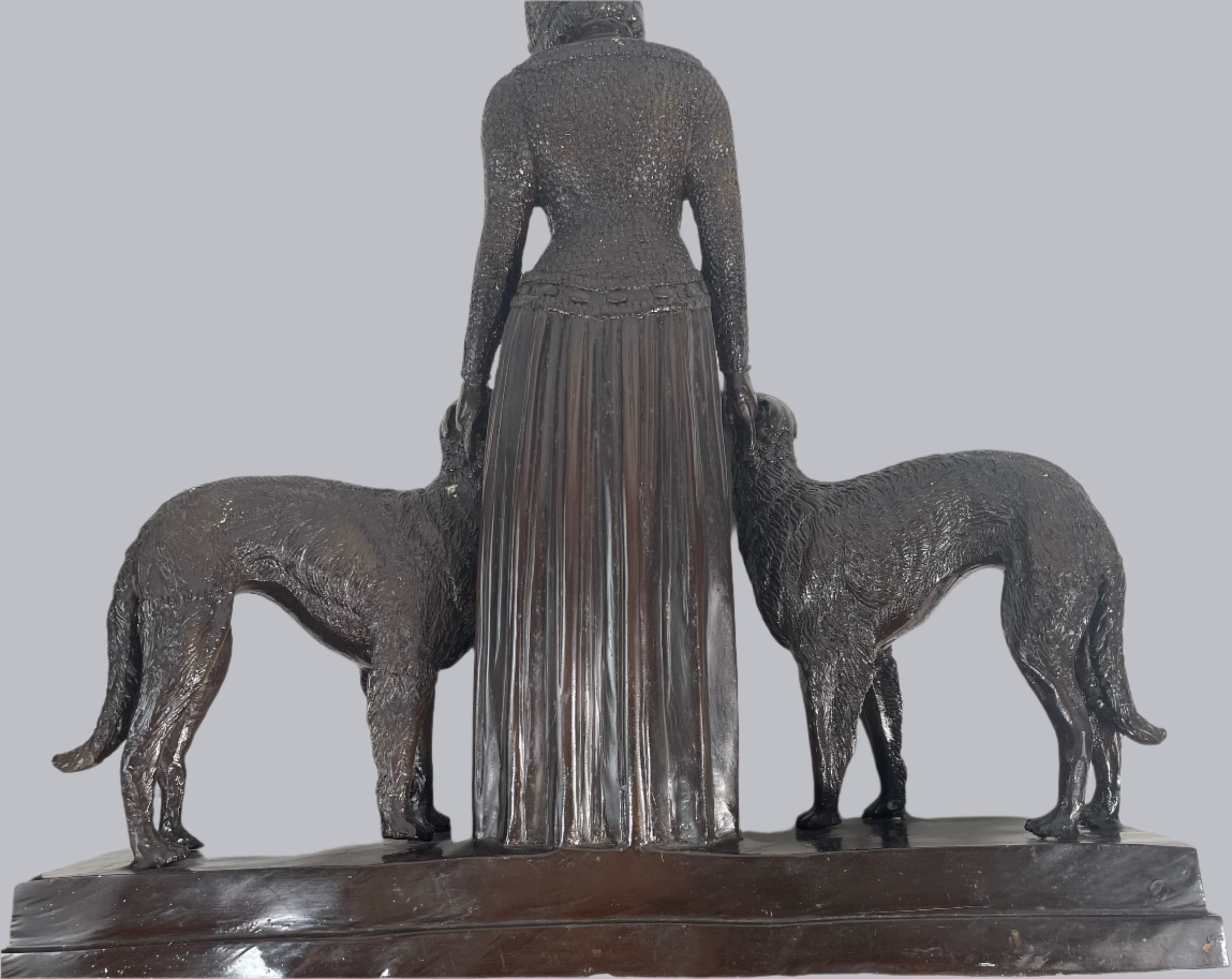 Les Amis Toujours – Sculpture Art Déco Vintage des années 1920 – Dans le Style de Demétre Chiparus