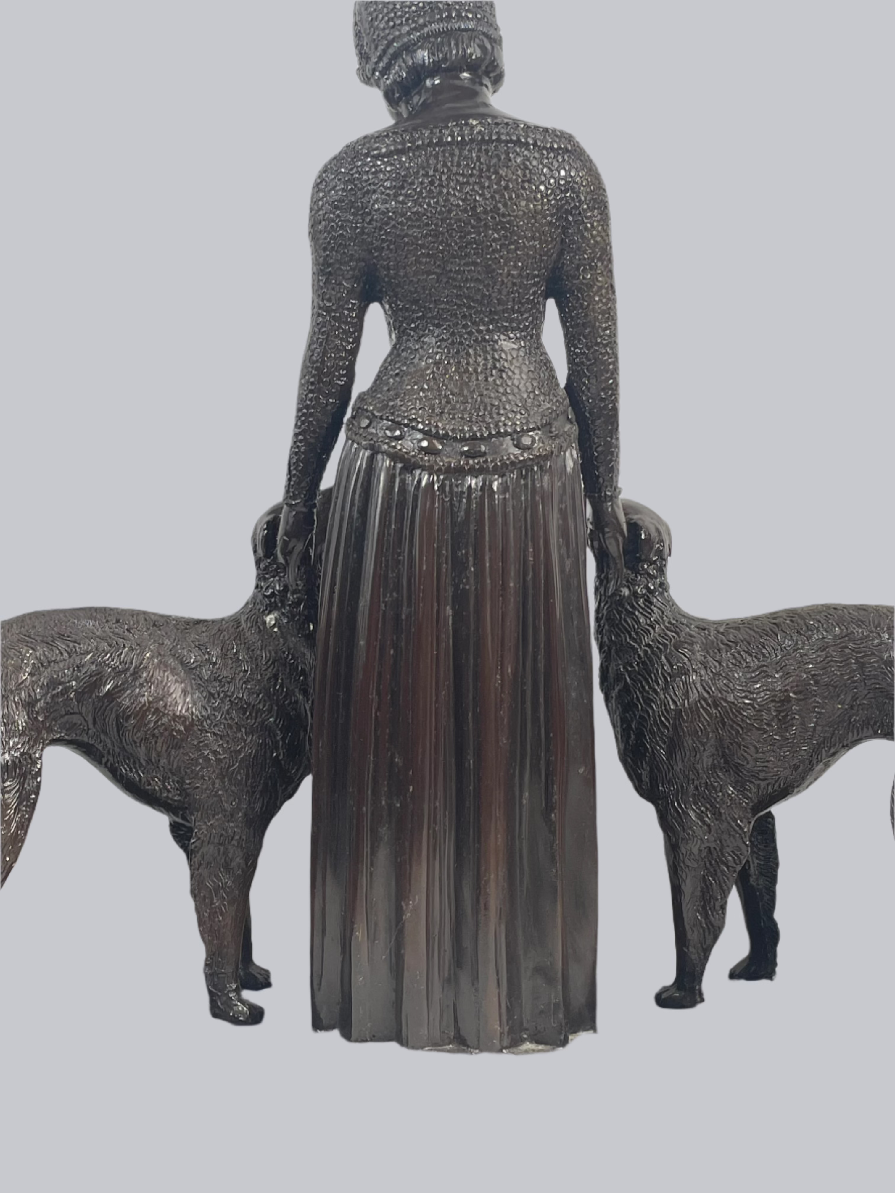 Les Amis Toujours – Sculpture Art Déco Vintage des années 1920 – Dans le Style de Demétre Chiparus