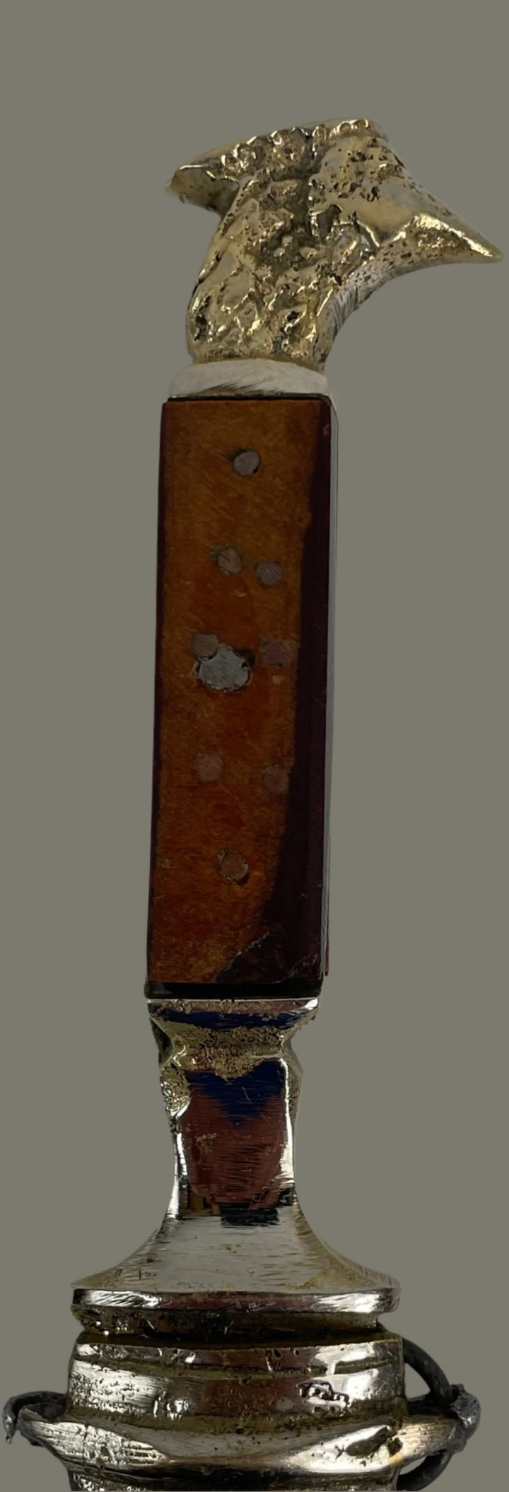 Dague Khanjar du Moyen-Orient vintage ornée avec fourreau