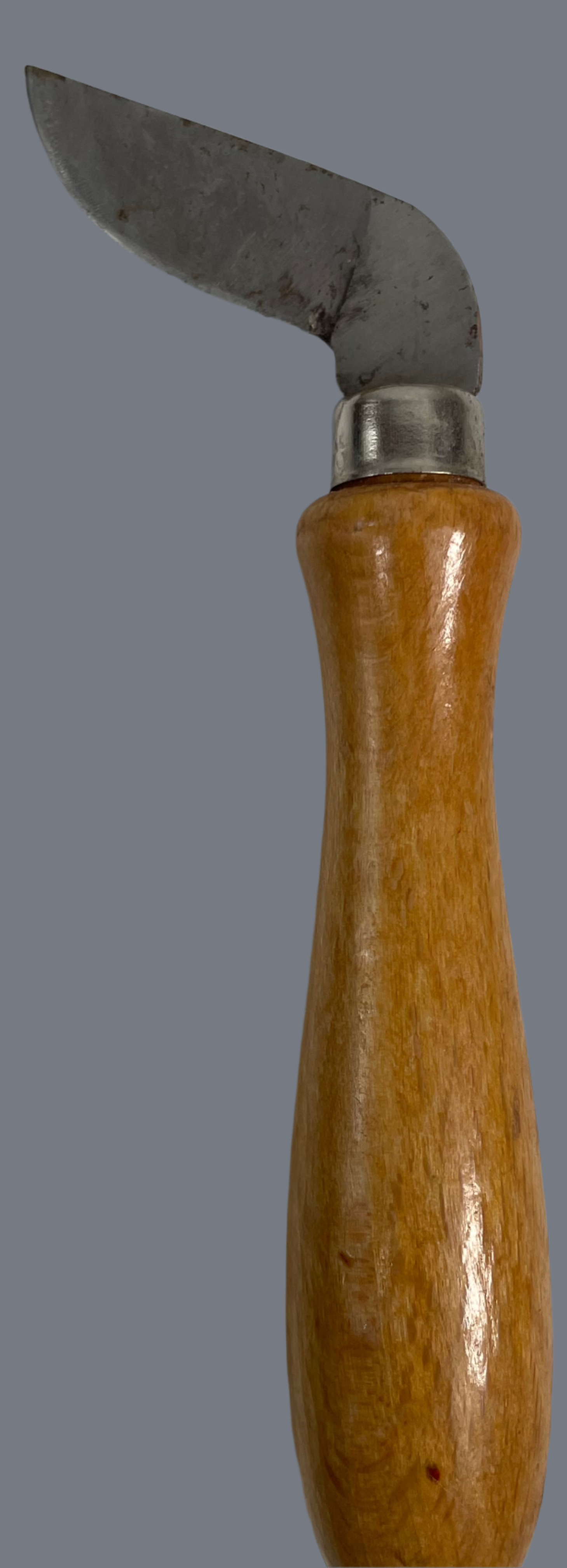 Outils de maroquinerie vintage – Lot de 3 – Couteau à parer, couteau à tête courbée et poinçon/tournevis