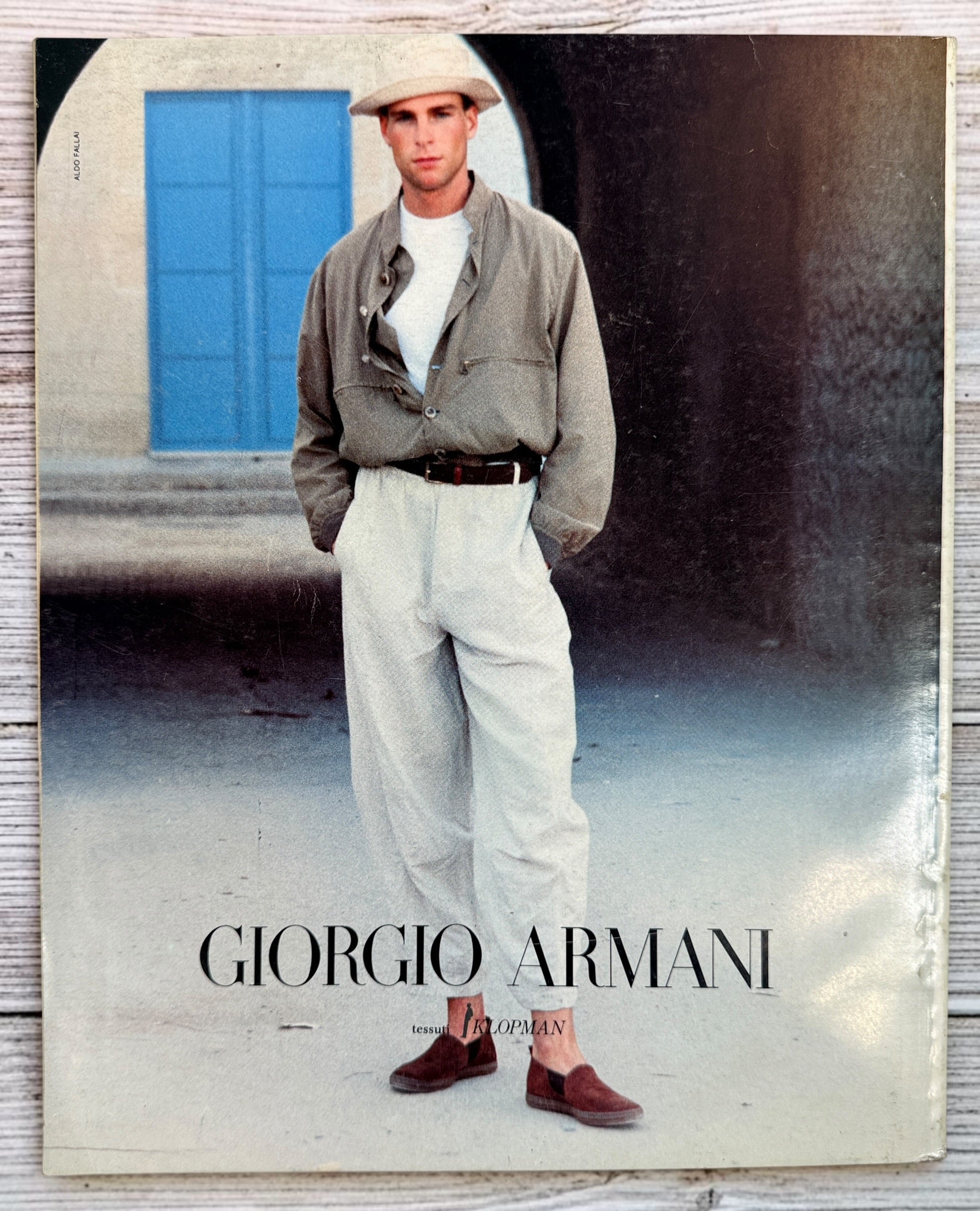 L'Uomo Vogue, February 1989, Julian Schnabel, Issue 193. – Éco
