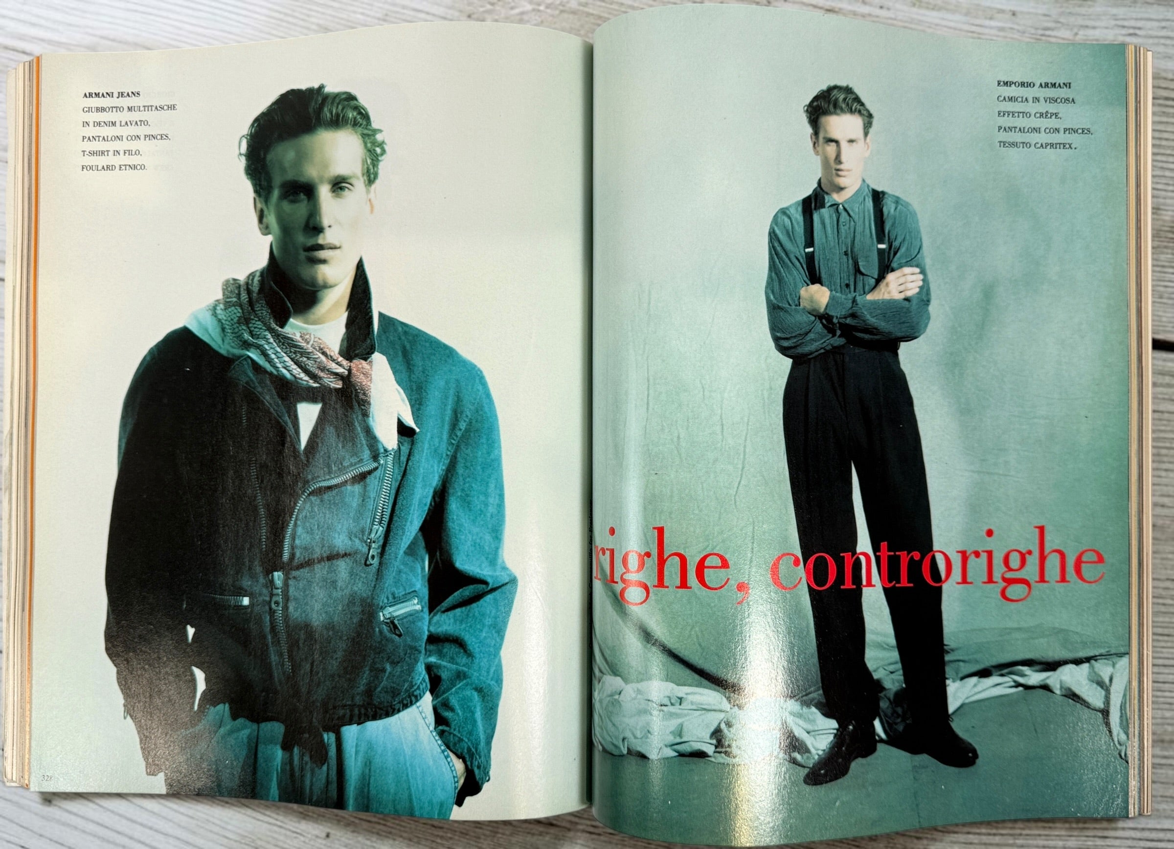 L'Uomo Vogue, February 1989, Julian Schnabel, Issue 193. – Éco