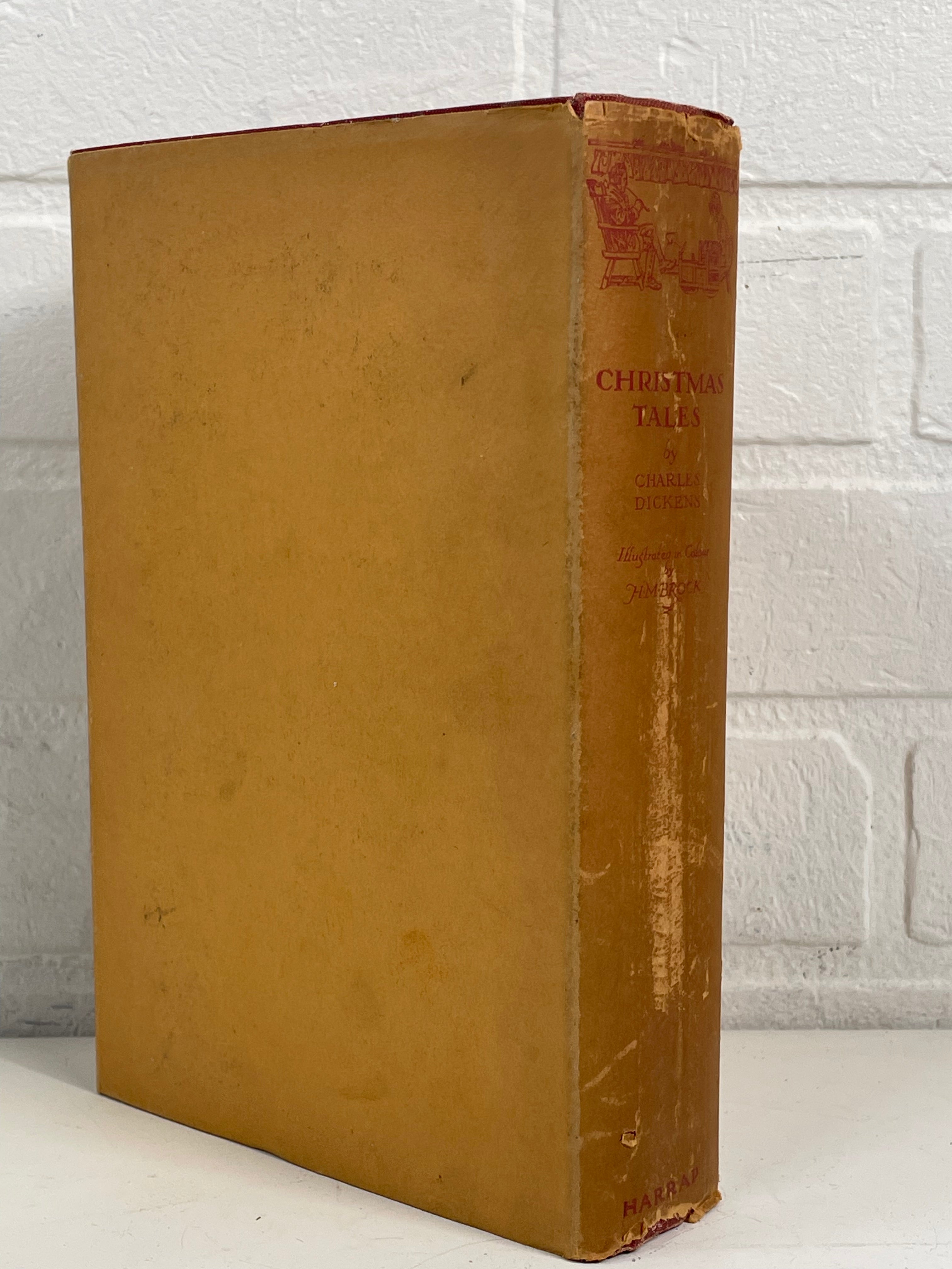 Contes de Noël de Charles Dickens | Illustré par HM Brock | George G. Harrap &amp; Co.