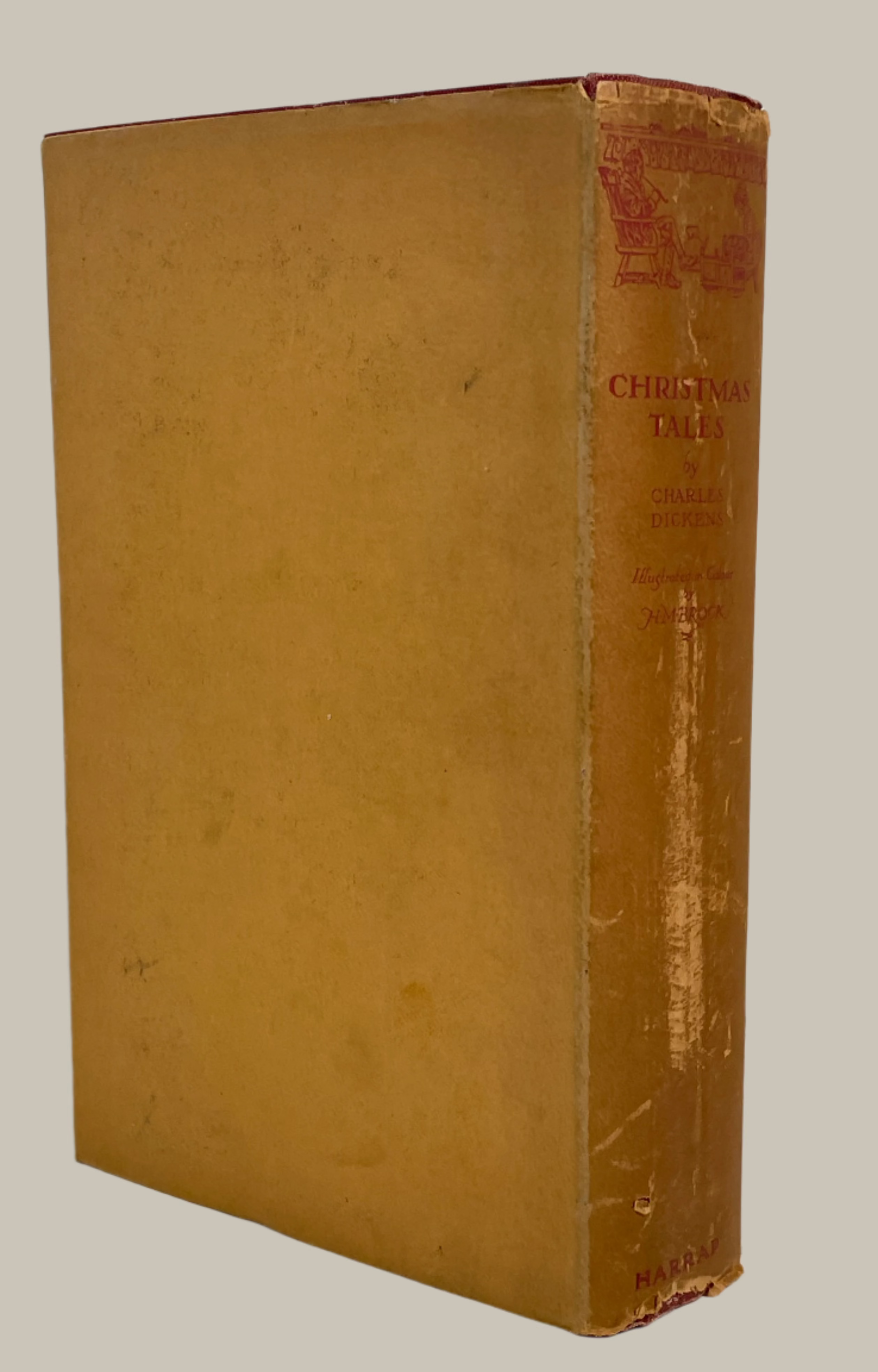 Contes de Noël de Charles Dickens | Illustré par HM Brock | George G. Harrap &amp; Co.