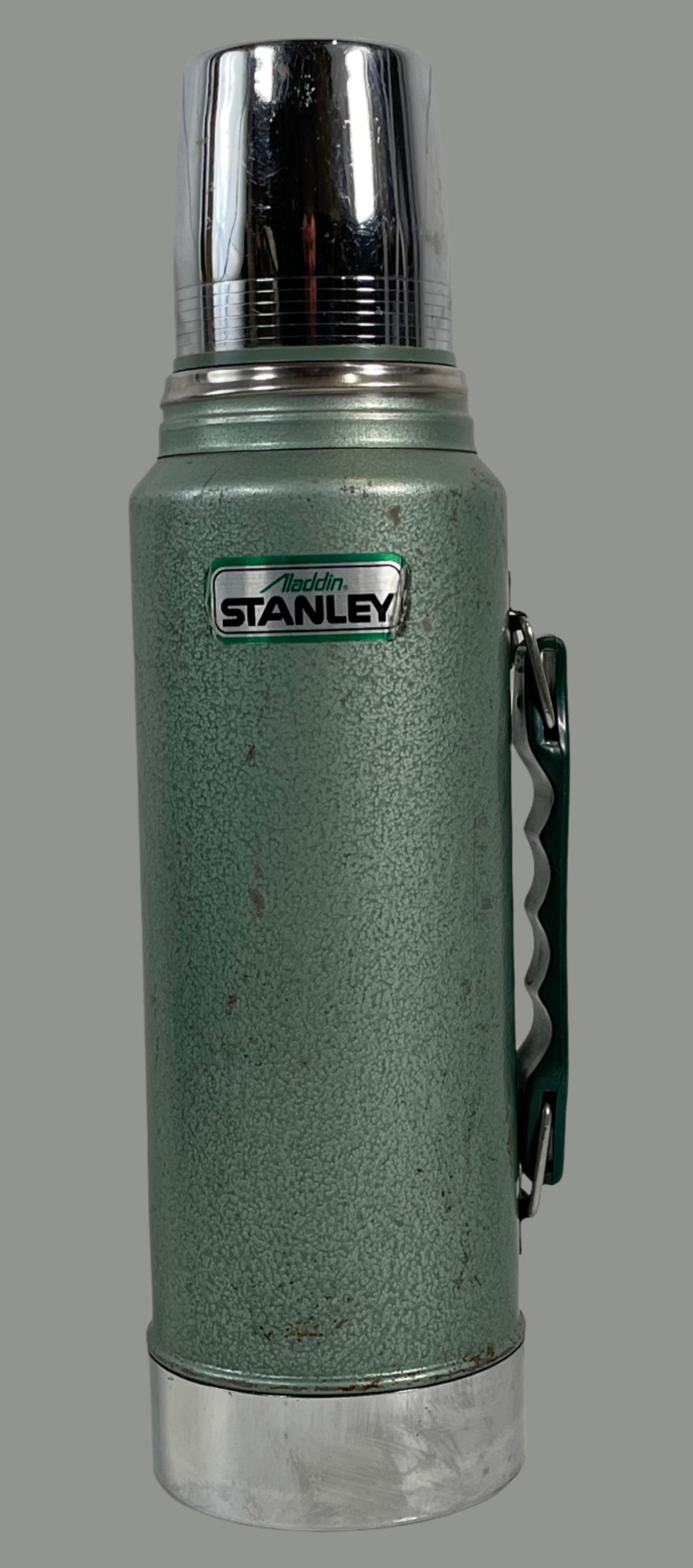 Vintage Stanley Aladdin Thermos – Hammertone Green – 1 Qt – Classic & Durable