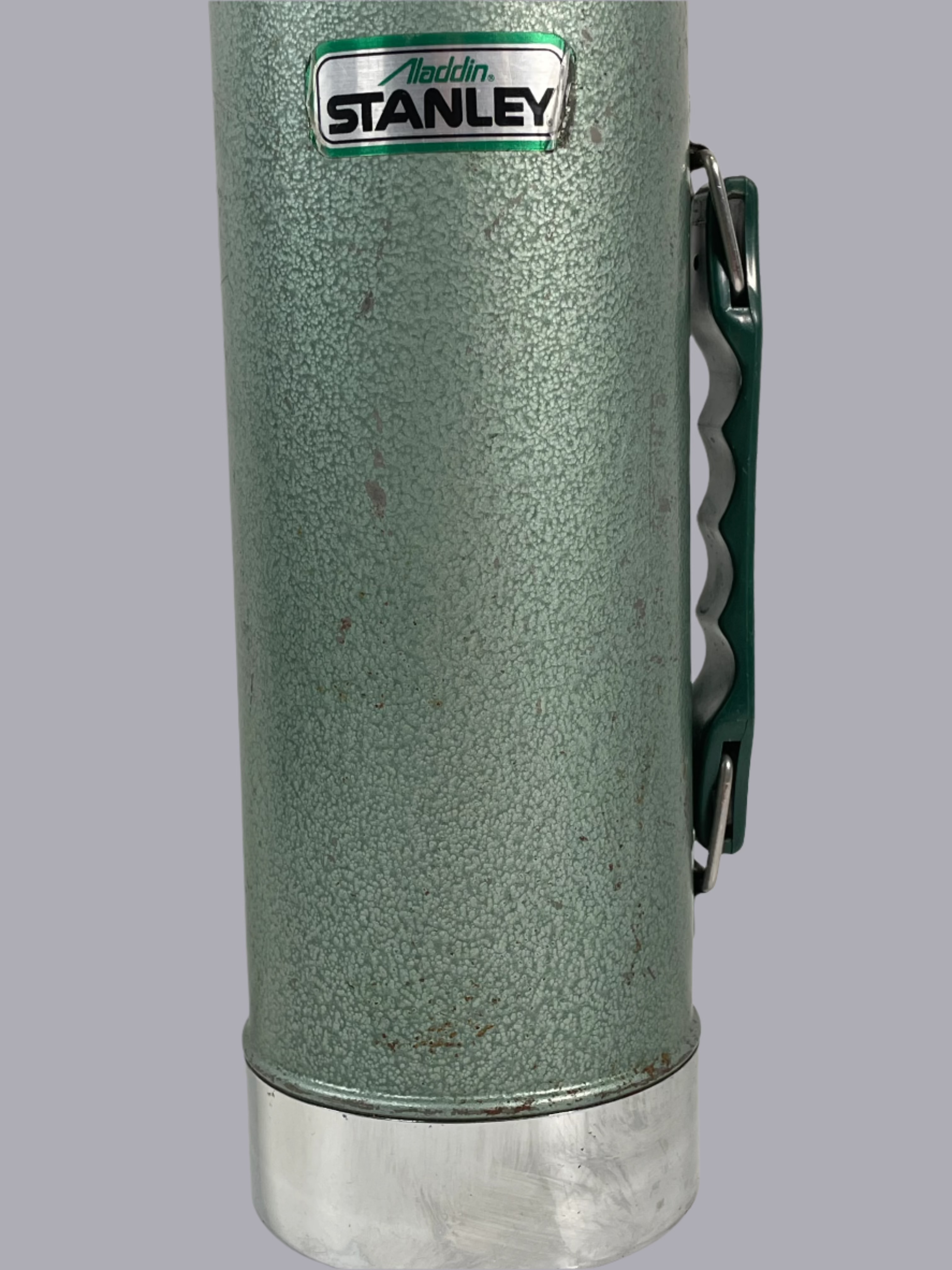 Vintage Stanley Aladdin Thermos – Hammertone Green – 1 Qt – Classic & Durable