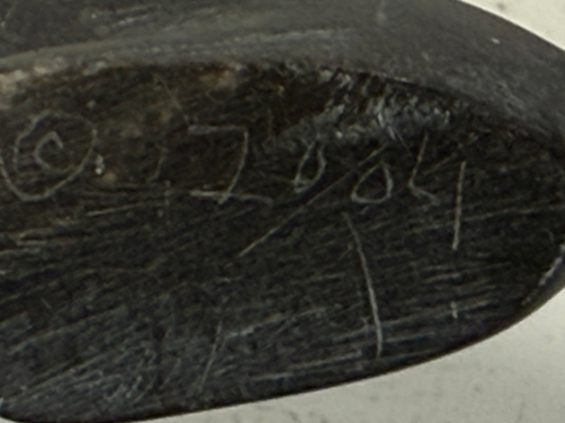 Inuit Soapstone Bear – Joe Ittukalak – Signed & Dated 2004 – 10″ Carving – Nunavik Canada