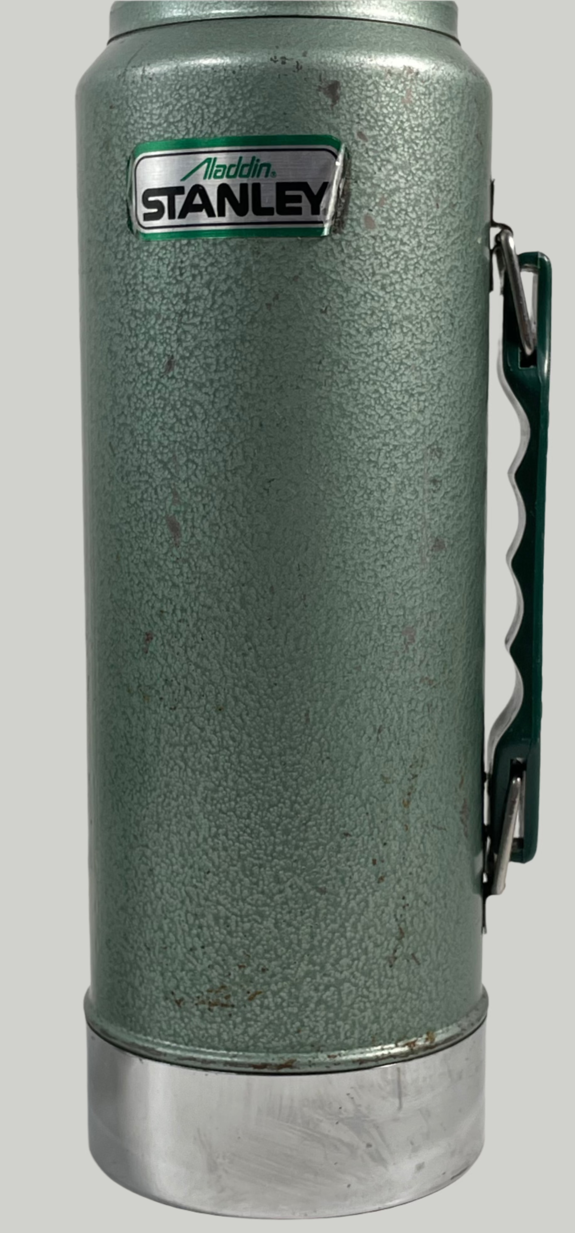 Vintage Stanley Aladdin Thermos – Hammertone Green – 1 Qt – Classic & Durable
