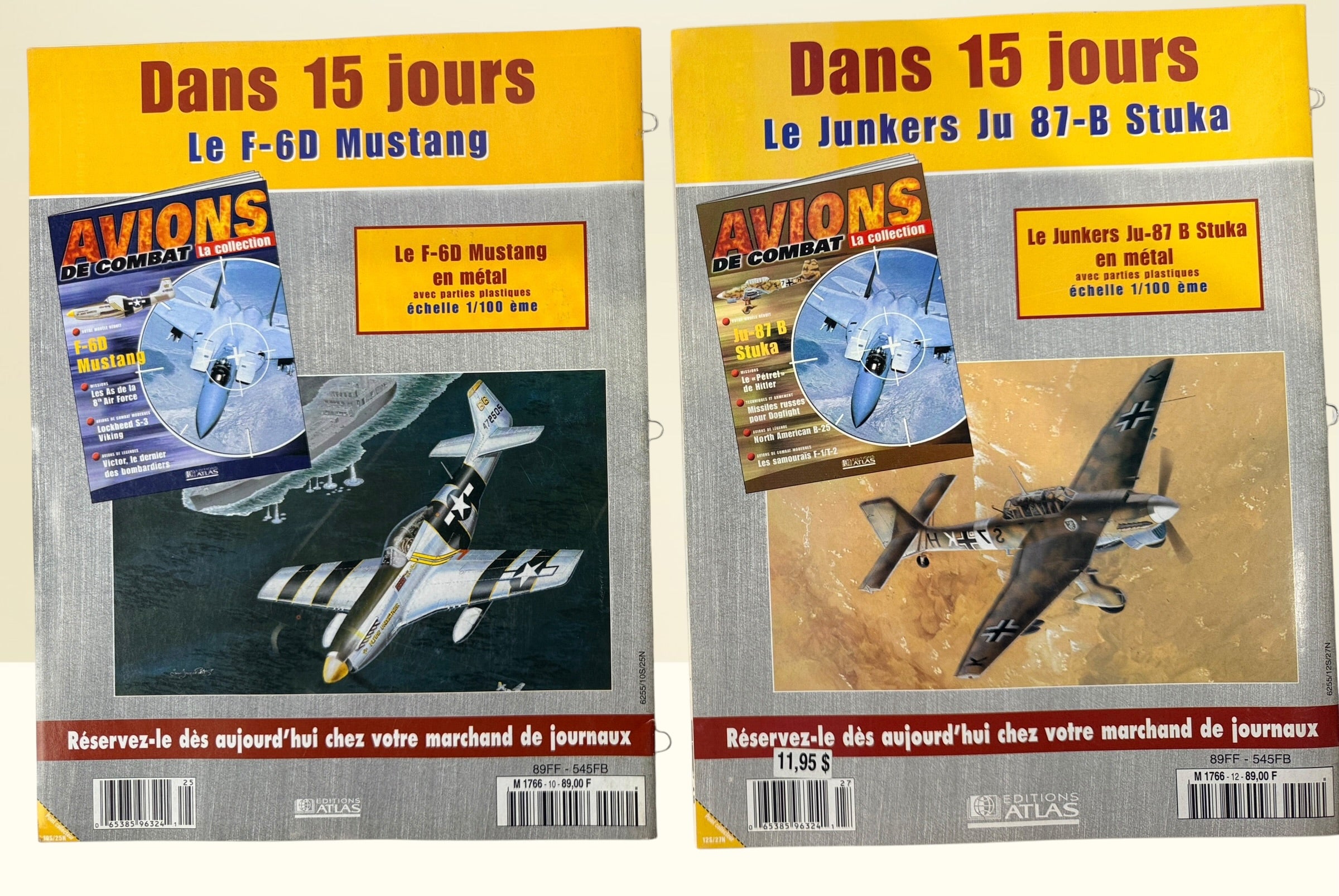 Avions de Combat La Collection, Military Aviation Magazine Lot of