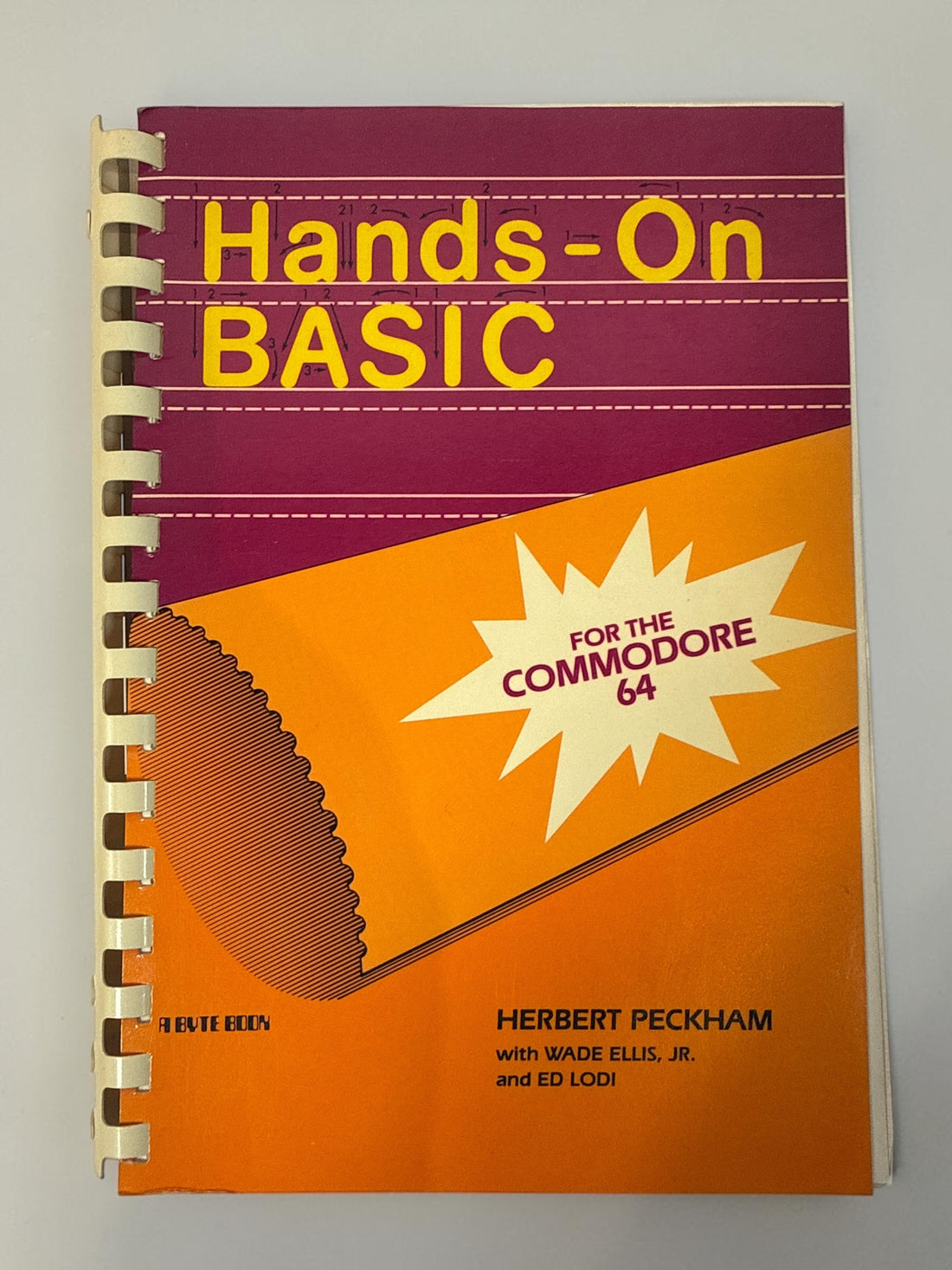 Vintage Hands-On BASIC for the Commodore 64 programming guide by Herbert Peckham. Original 1980s retro computing book for C64 collectors and enthusiasts.
