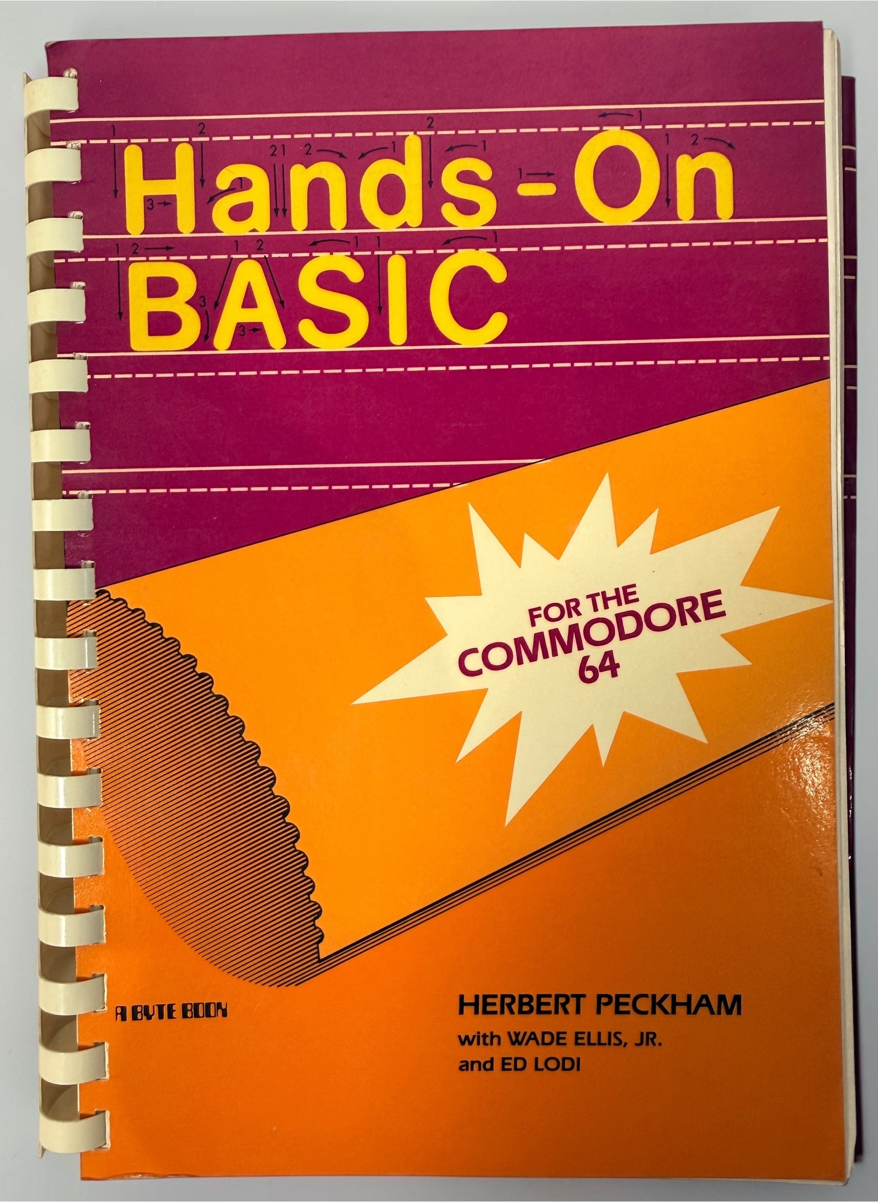 Vintage Hands-On BASIC for the Commodore 64 programming guide by Herbert Peckham. Original 1980s retro computing book for C64 collectors and enthusiasts.