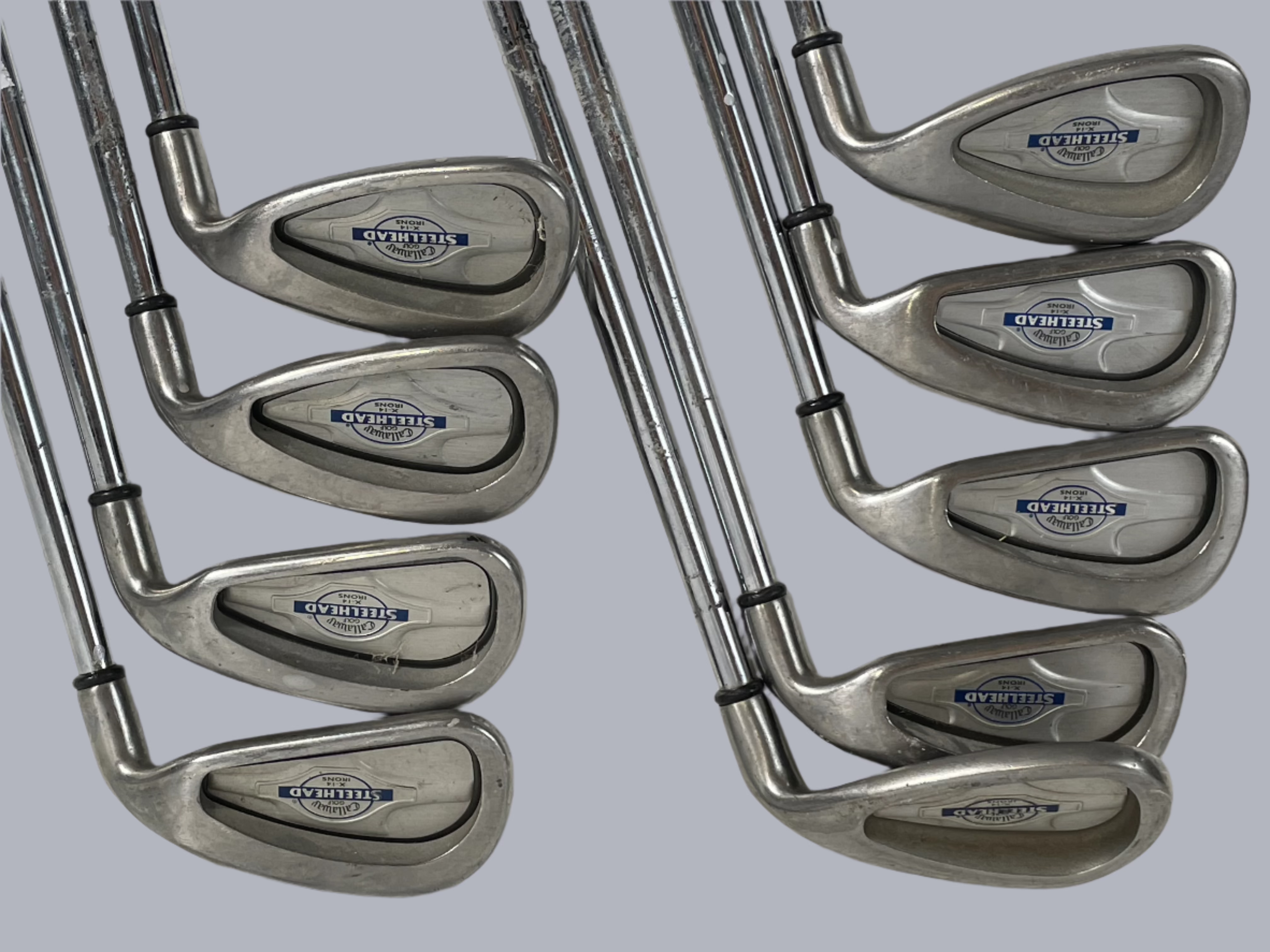 Callaway X-14 Steelhead Irons – 3 to PW (8-Club Set) – Classic Game Improvement Irons