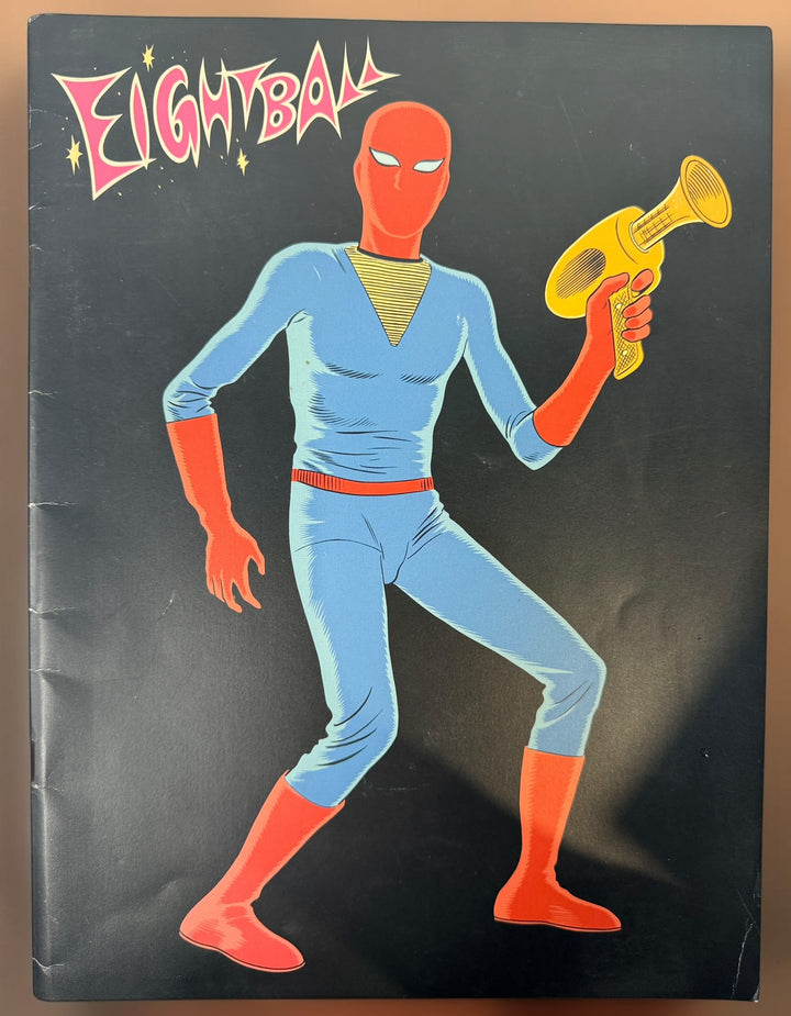 Daniel Clowes Eightball #23 The Death-Ray comic from 2004. Collectible Fantagraphics alternative comic in very good condition for readers and collectors.