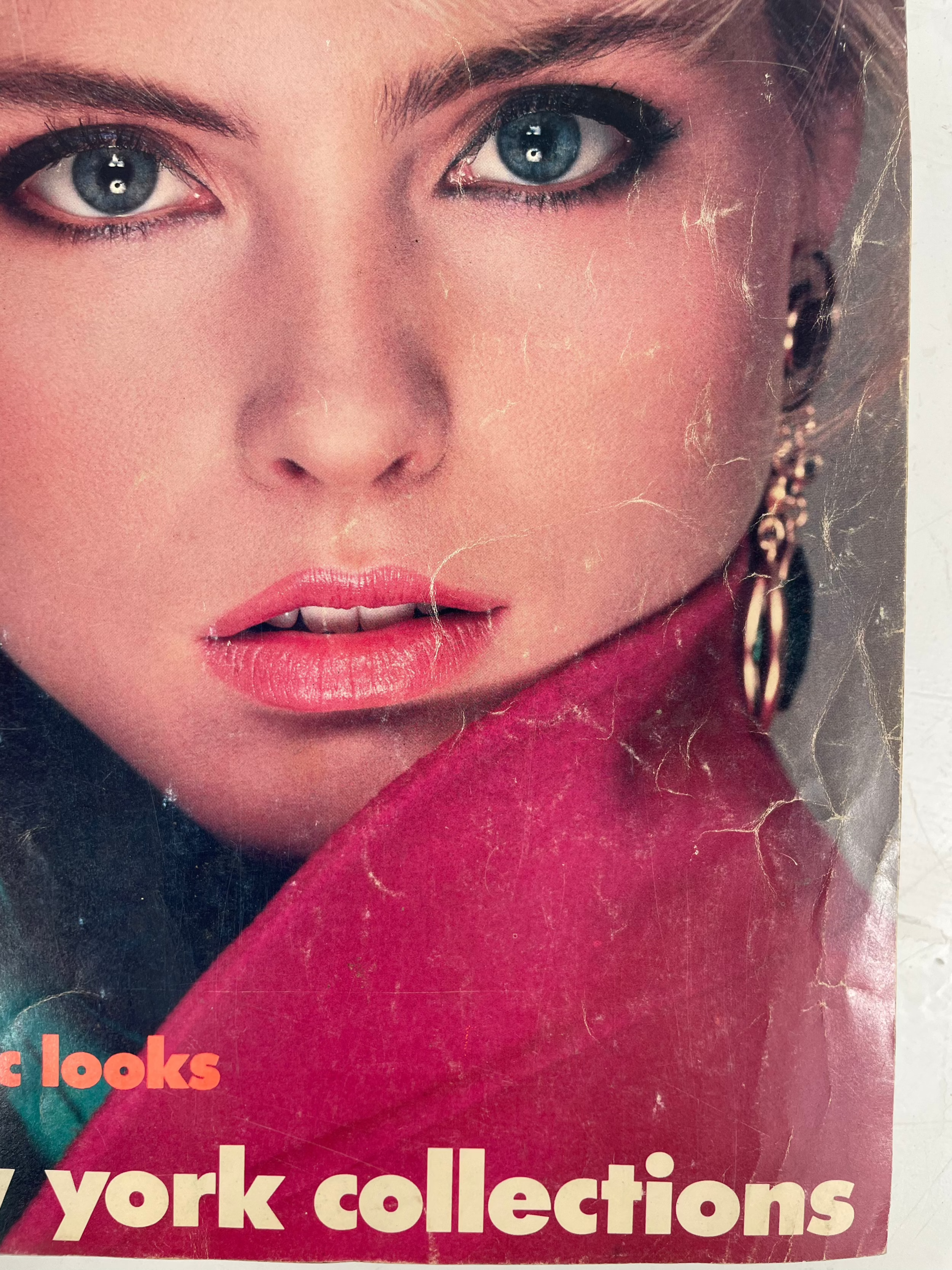 Magazine Vogue Vintage – Septembre 1984 – Avec le mannequin Kim Alexis en couverture, photographié par Richard Avedon