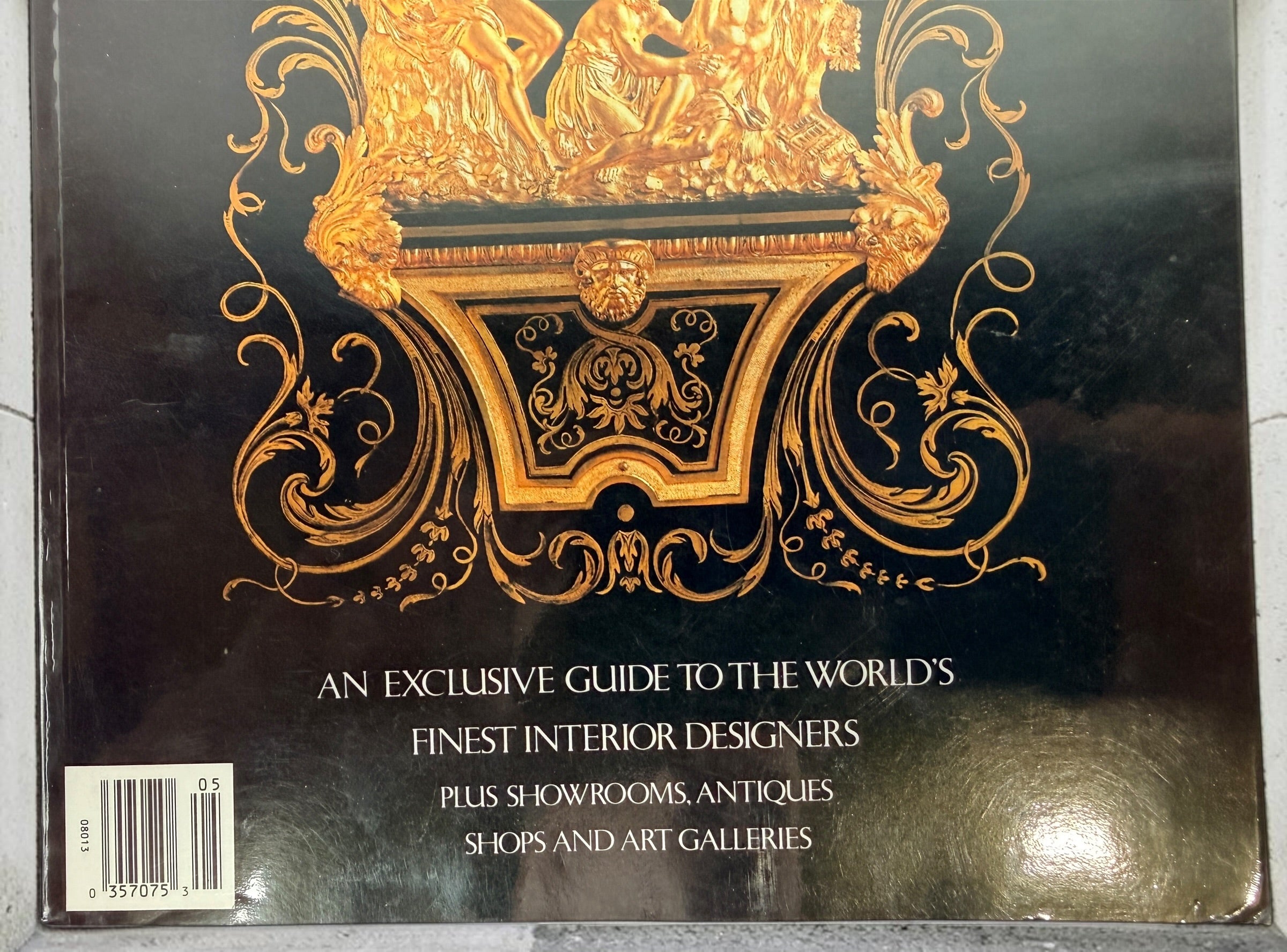 1990 Architectural Digest The AD 100 featuring leading interior designers, luxury homes, antiques, showrooms, and classic design inspiration.