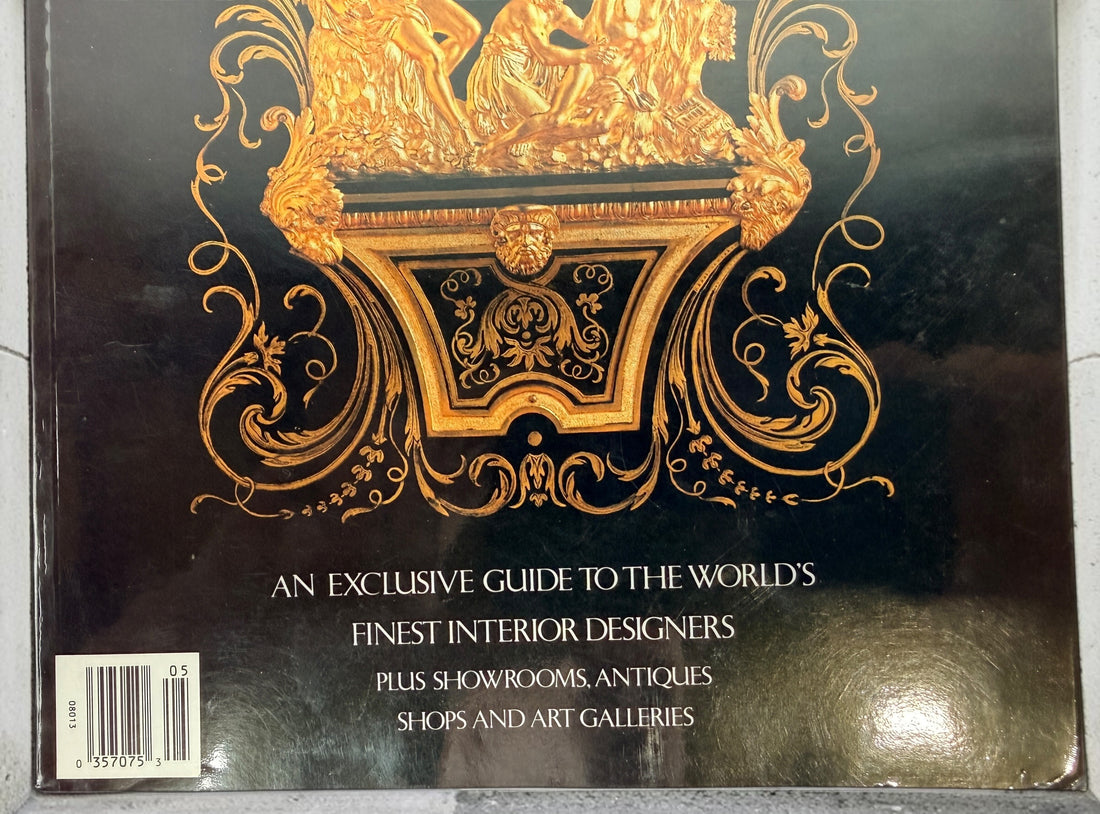 1990 Architectural Digest The AD 100 featuring leading interior designers, luxury homes, antiques, showrooms, and classic design inspiration.