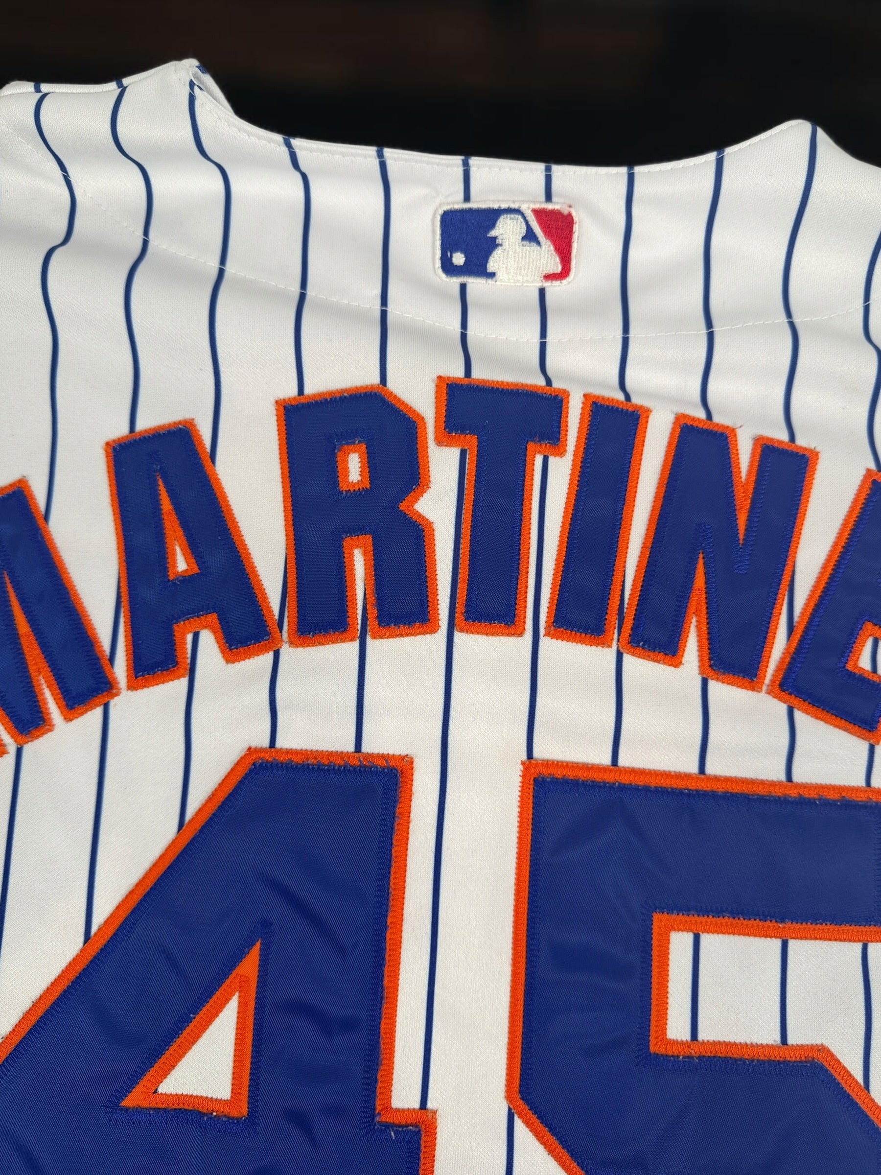 Maillot Majestic Authentique New York Mets Pedro Martinez #45, Taille 60 XXL
