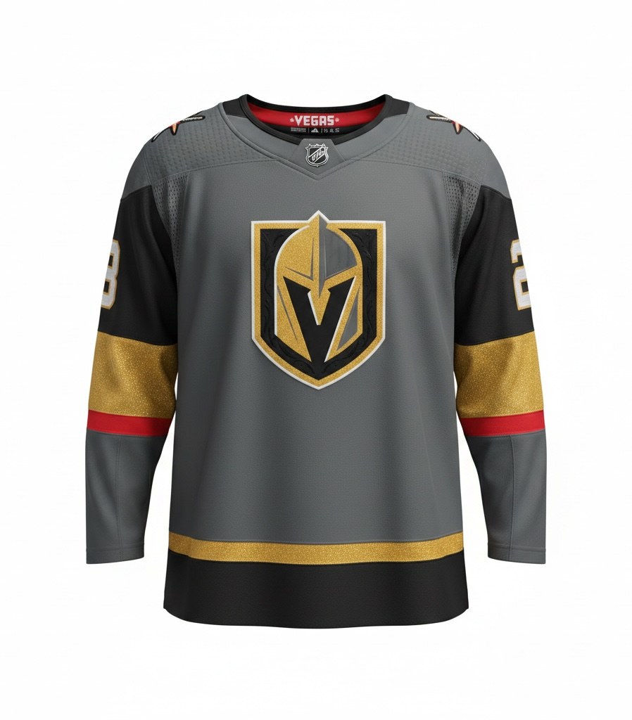 Adidas Vegas Golden Knights Marc-André Fleury #29 hockey jersey size Large. Official NHL Climalite jersey with sewn graphics and shoulder patches.