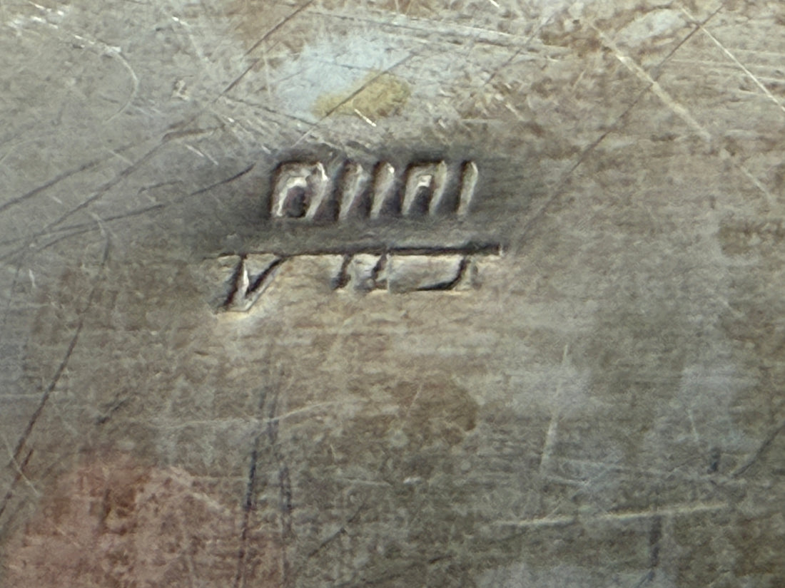 Vintage Israeli silver-plated woven bread basket with domed lid. Elegant mid-century Judaica serveware, ideal for bread or display.