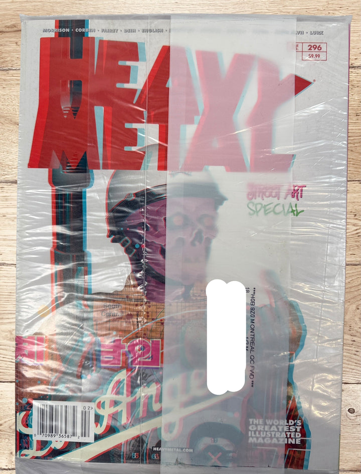Heavy Metal Magazine #296 February 2013 Street Art Special issue featuring comics, fantasy art, illustration and contributions from notable creators.