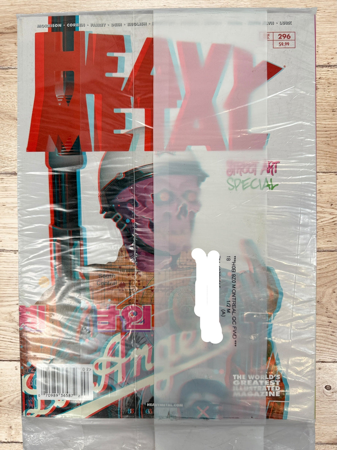 Heavy Metal Magazine #296 February 2013 Street Art Special issue featuring comics, fantasy art, illustration and contributions from notable creators.