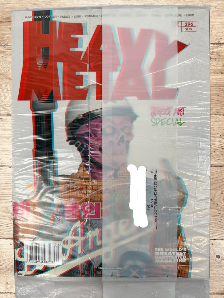 Heavy Metal Magazine #296 February 2013 Street Art Special issue featuring comics, fantasy art, illustration and contributions from notable creators.