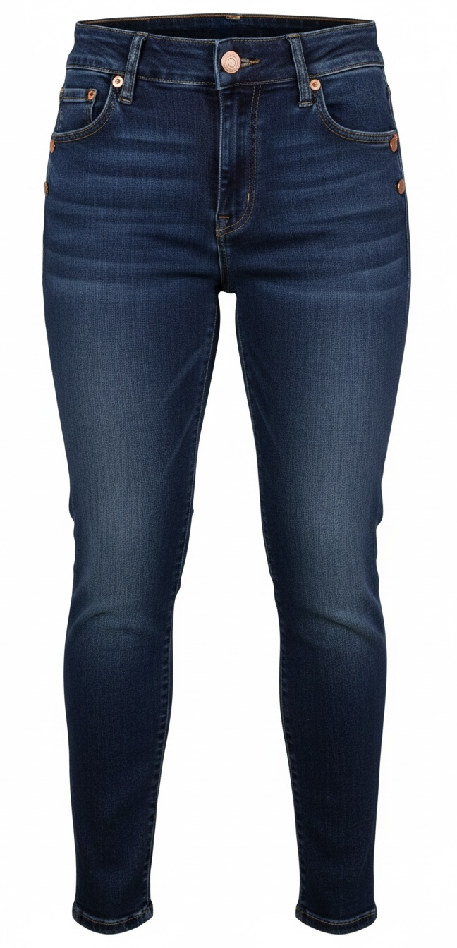 GUESS Curve X High Button skinny jeans in Ultimate Dark wash. High-rise stretch denim with gold-tone button accents. New with tags, size 29x30.
