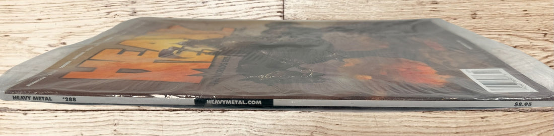 Heavy Metal Magazine #288 (2017) UNREAD factory polybagged edition featuring the iconic Frank Frazetta Cover A. Near Mint condition for collectors.