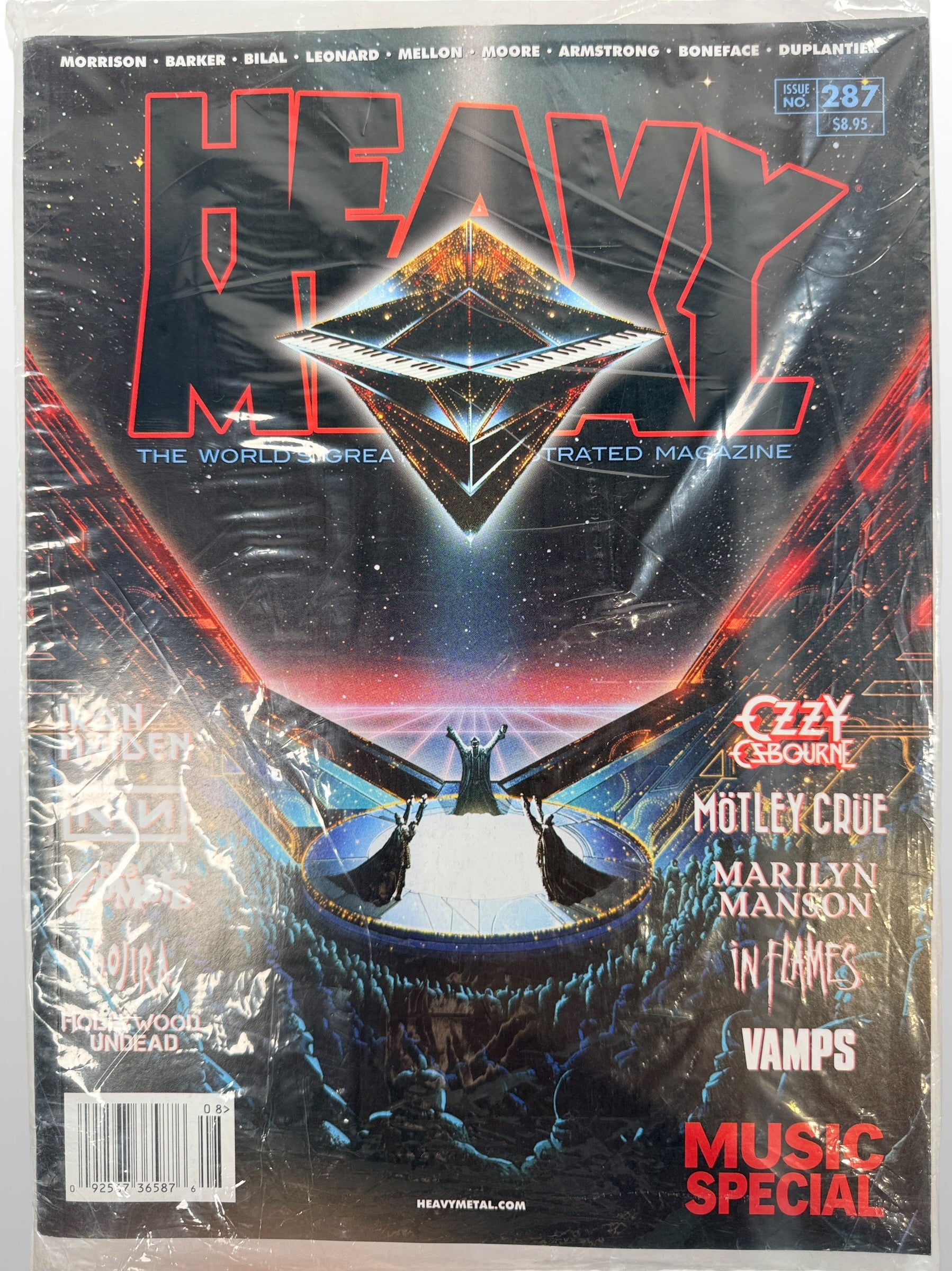 Heavy Metal Magazine #287 Music Special featuring Ozzy Osbourne, Marilyn Manson, Iron Maiden, Nine Inch Nails and Ozzfest Meets Knotfest coverage.